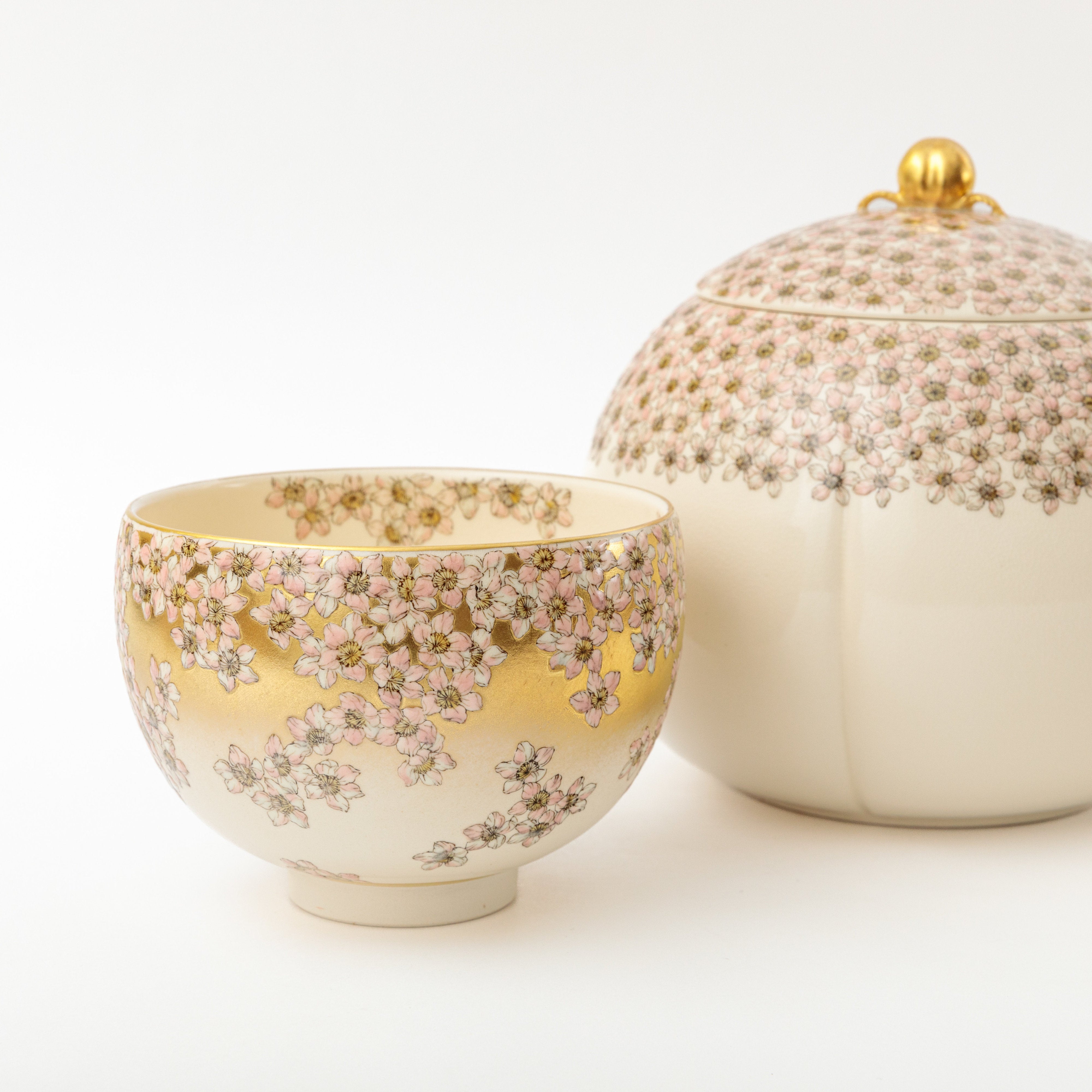 桃の茶碗「西王母」|竹内 瑠璃