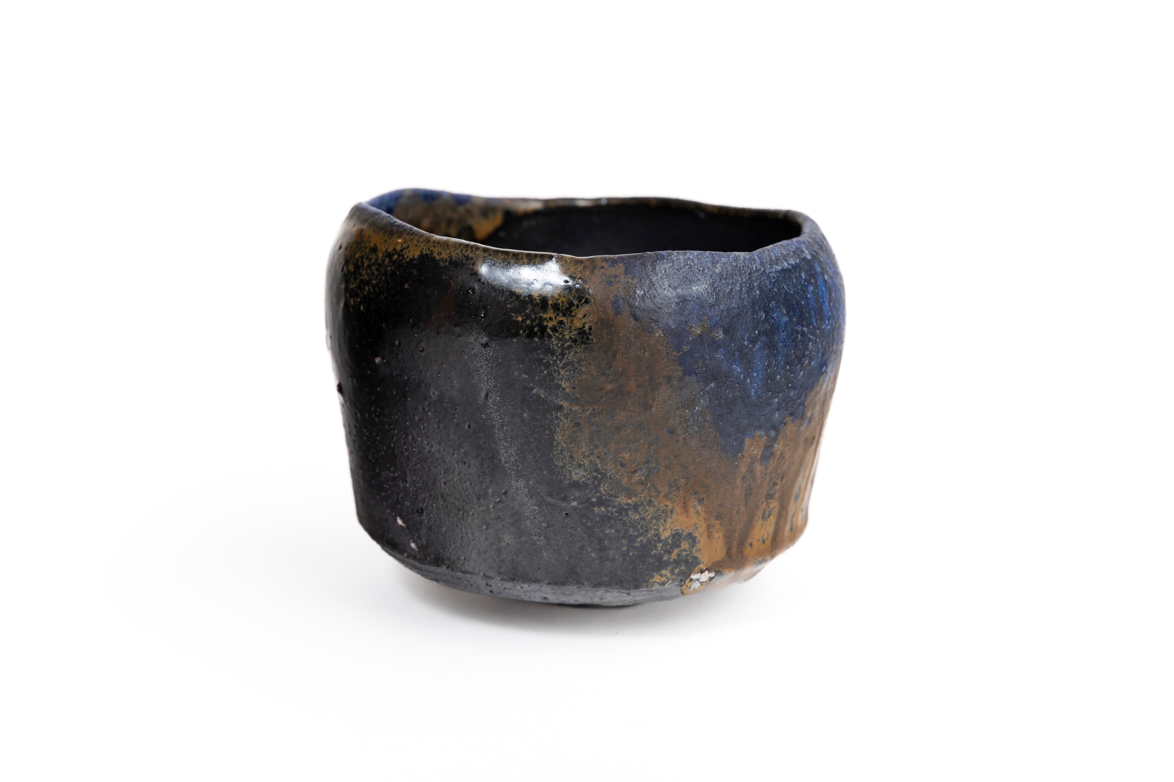 蒼変黒茶盌 | 後関 裕士