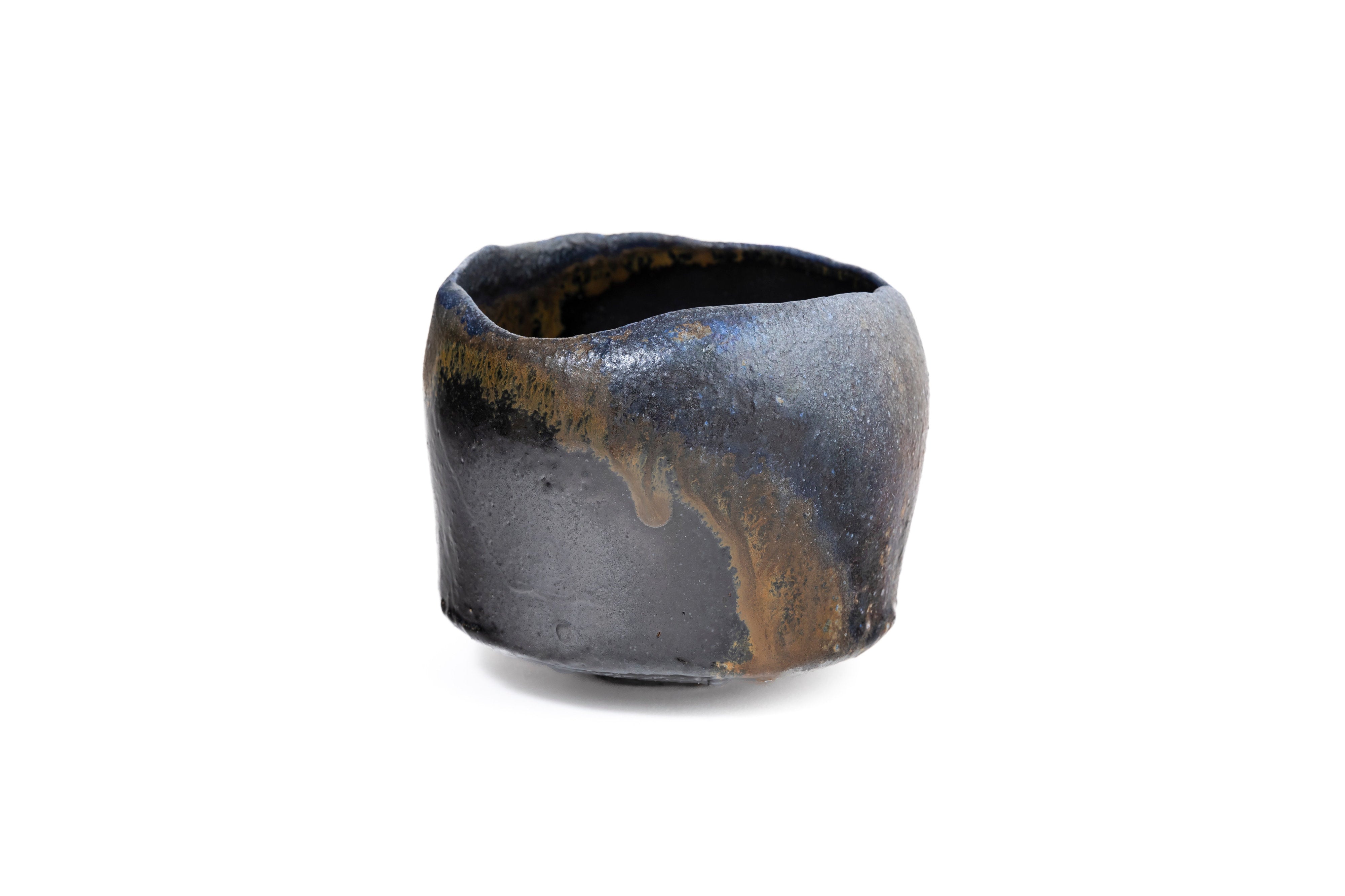 蒼変黒茶盌 | 後関 裕士