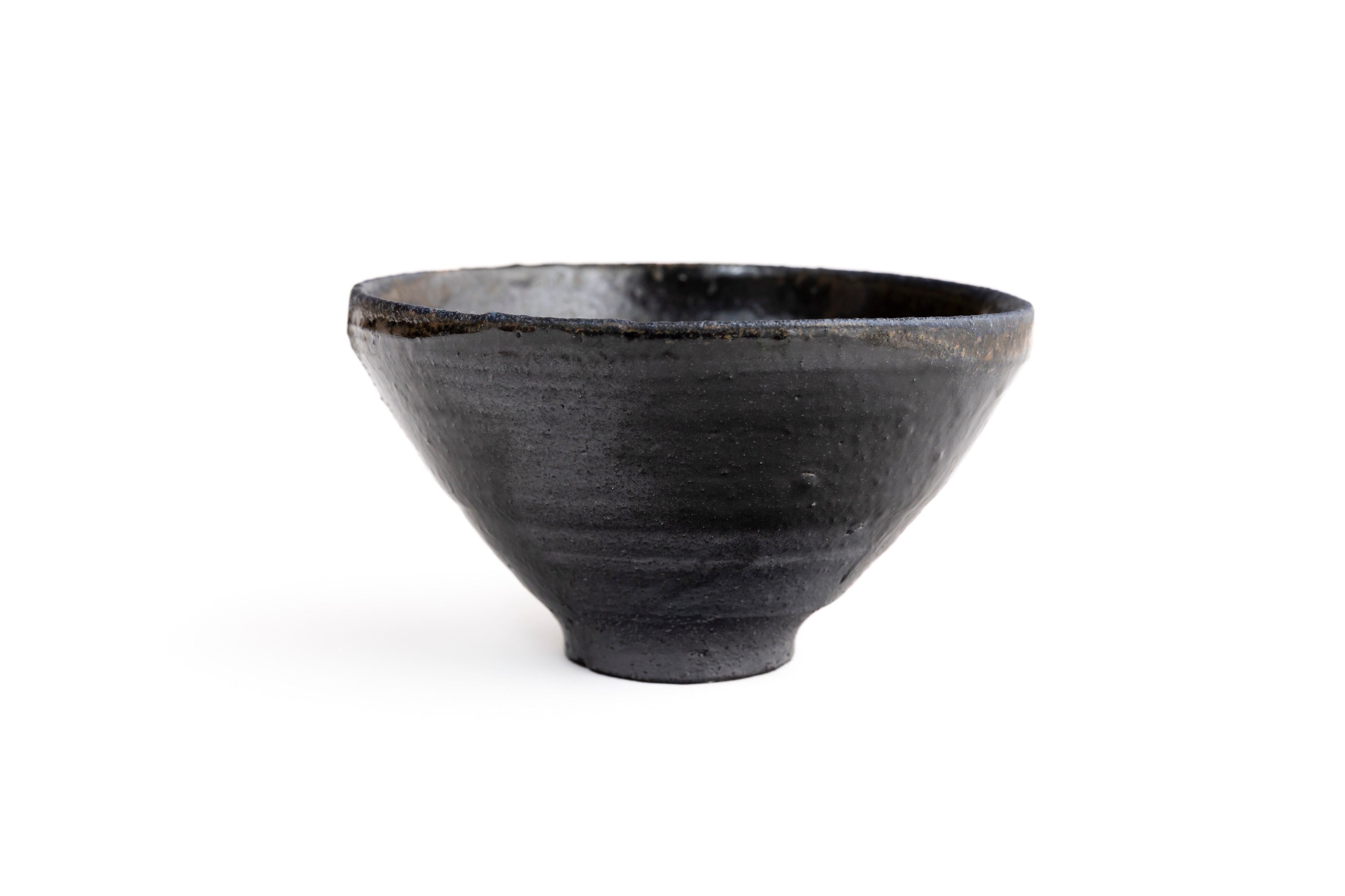 蒼変黒茶盌 | 後関 裕士