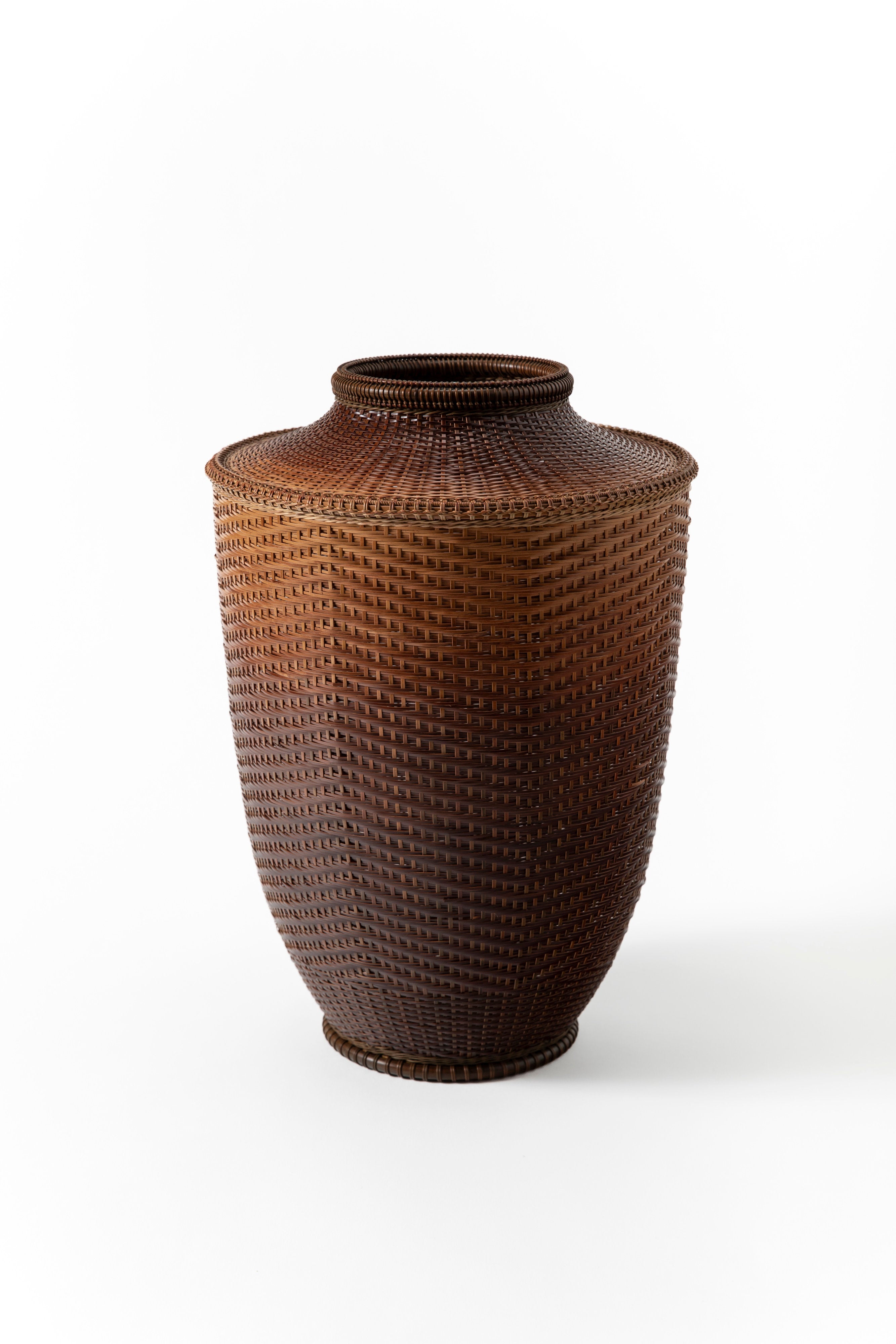 松尾竹峰 煤竹花籃 | 斎藤正光 監修