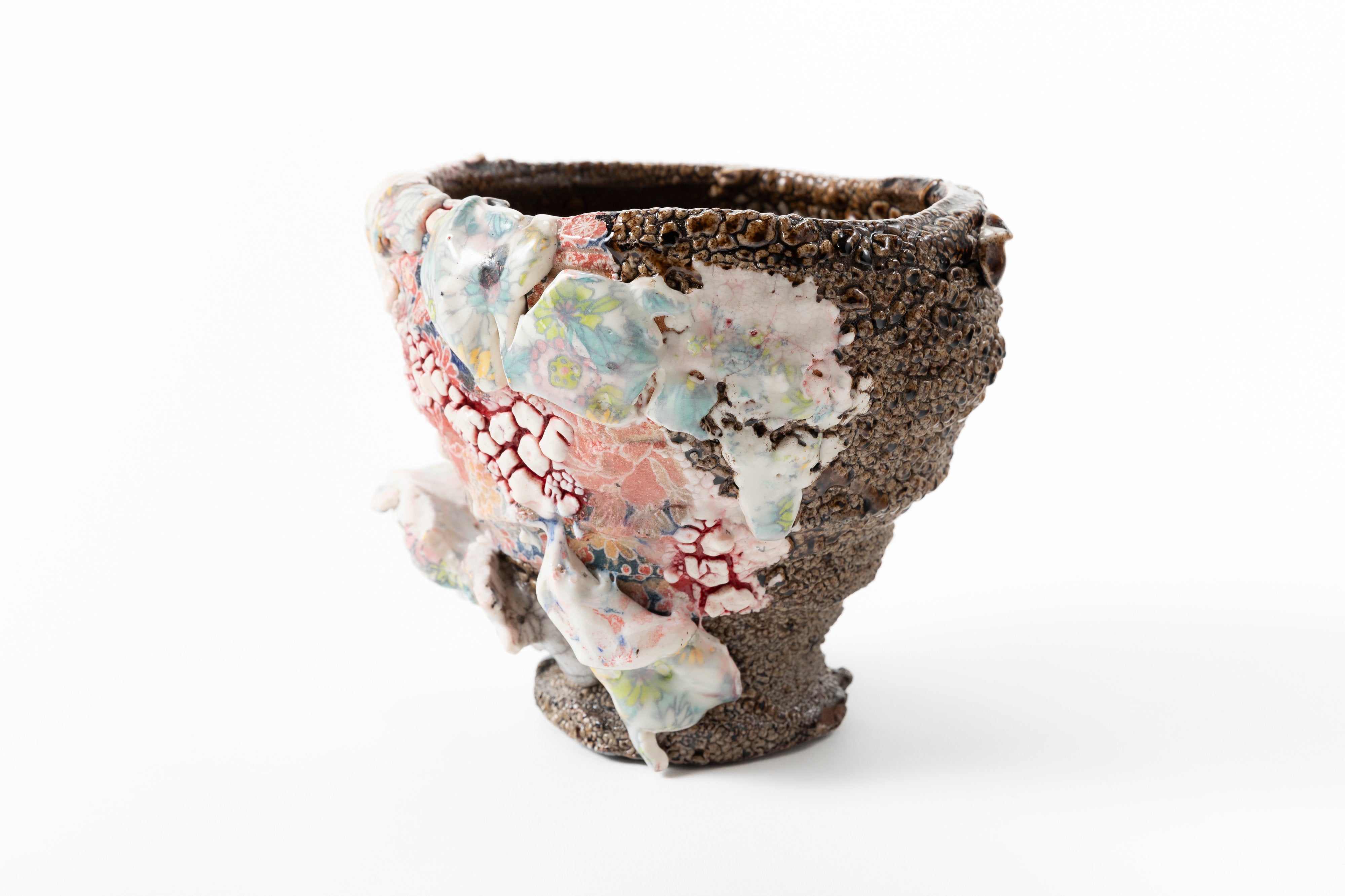 Karatsu Flower Painting Tea Bowl | 氏家 昂大