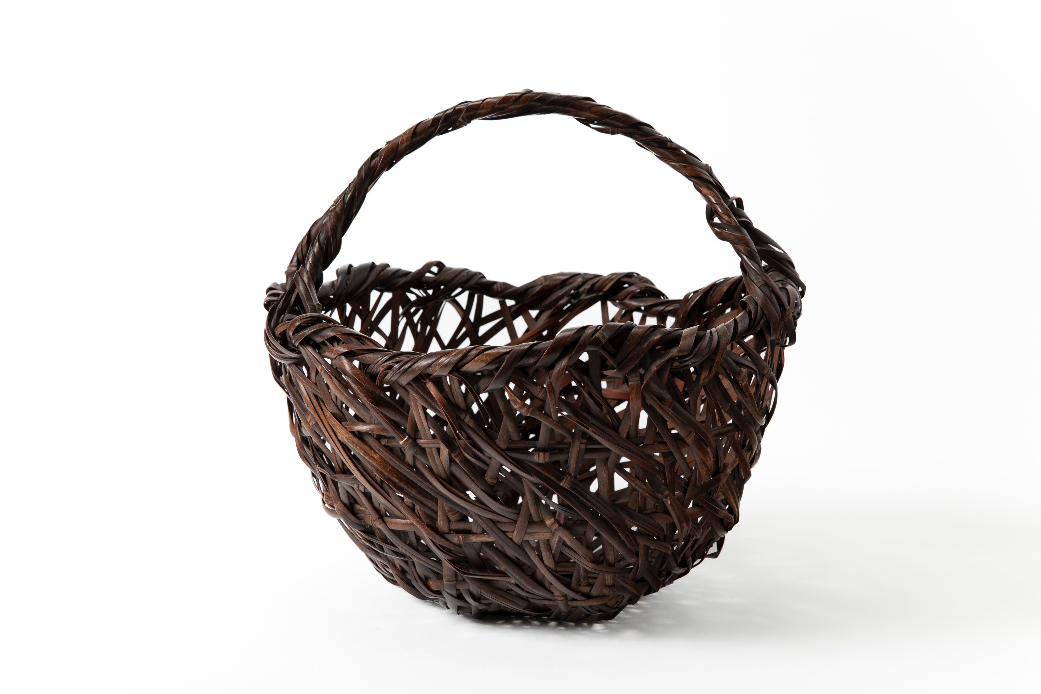 無銘 黒竹花籃 | 斎藤正光 監修