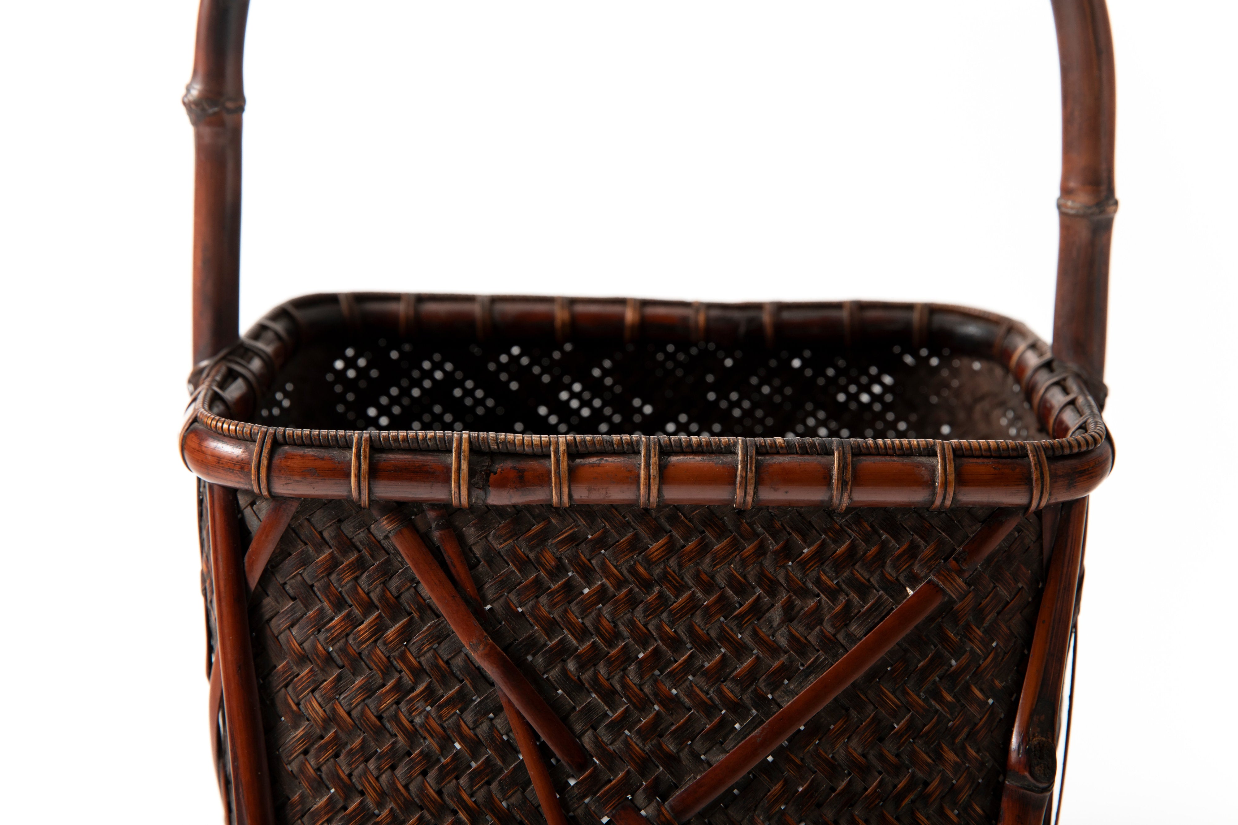 小菅竹堂 氷裂編花籃 | 斎藤正光 監修