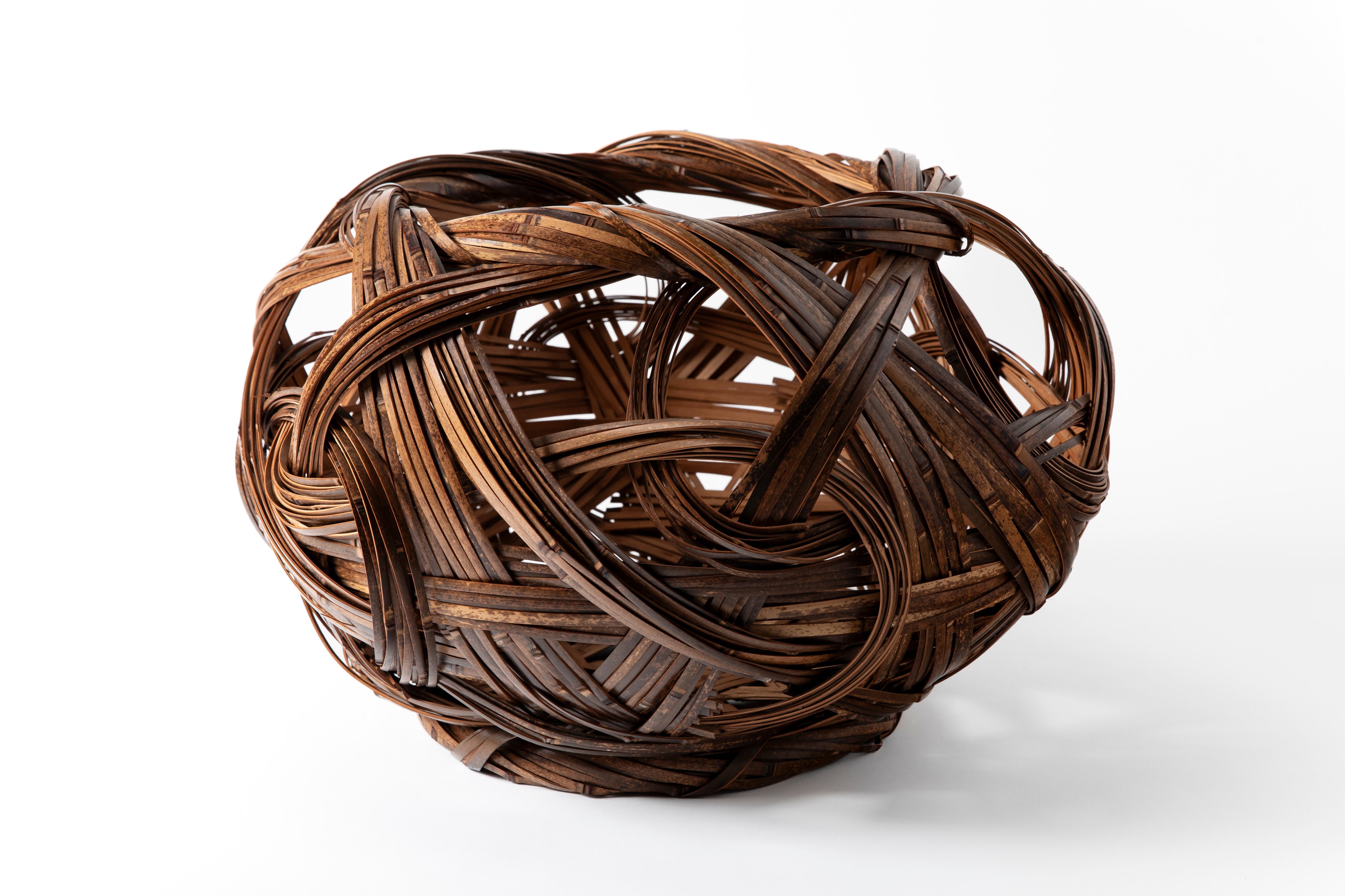 無銘 虎竹荒編大籃 | 斎藤正光 監修