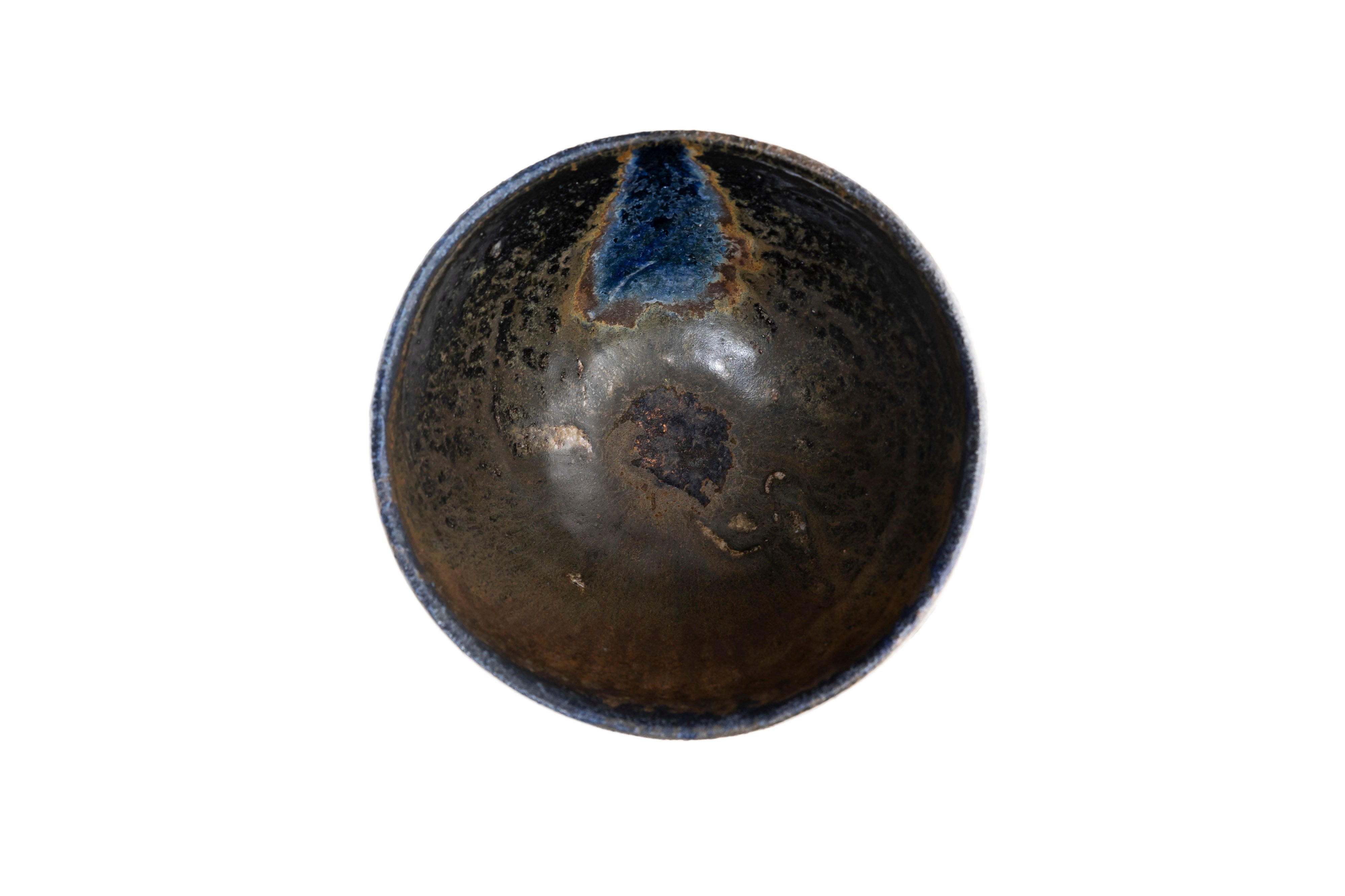 蒼変黒茶盌 | 後関 裕士