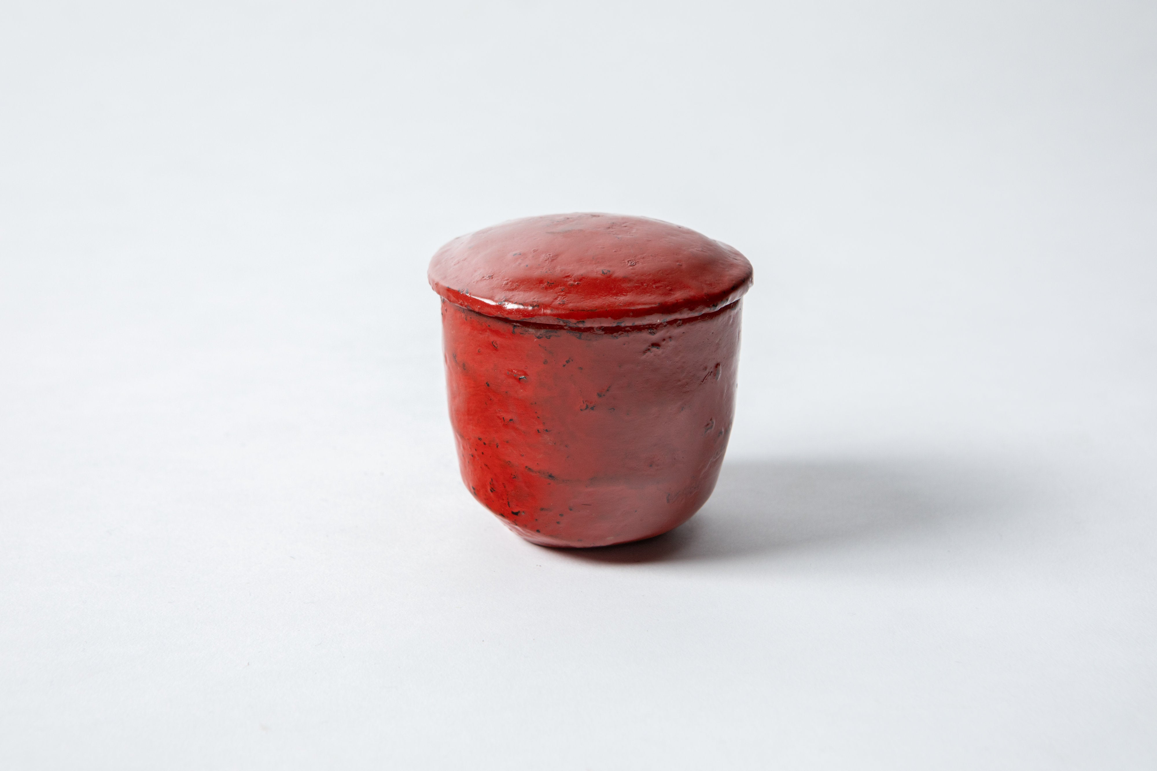 朱漆茶器(口広) | 松崎融 | 漆 | 木工