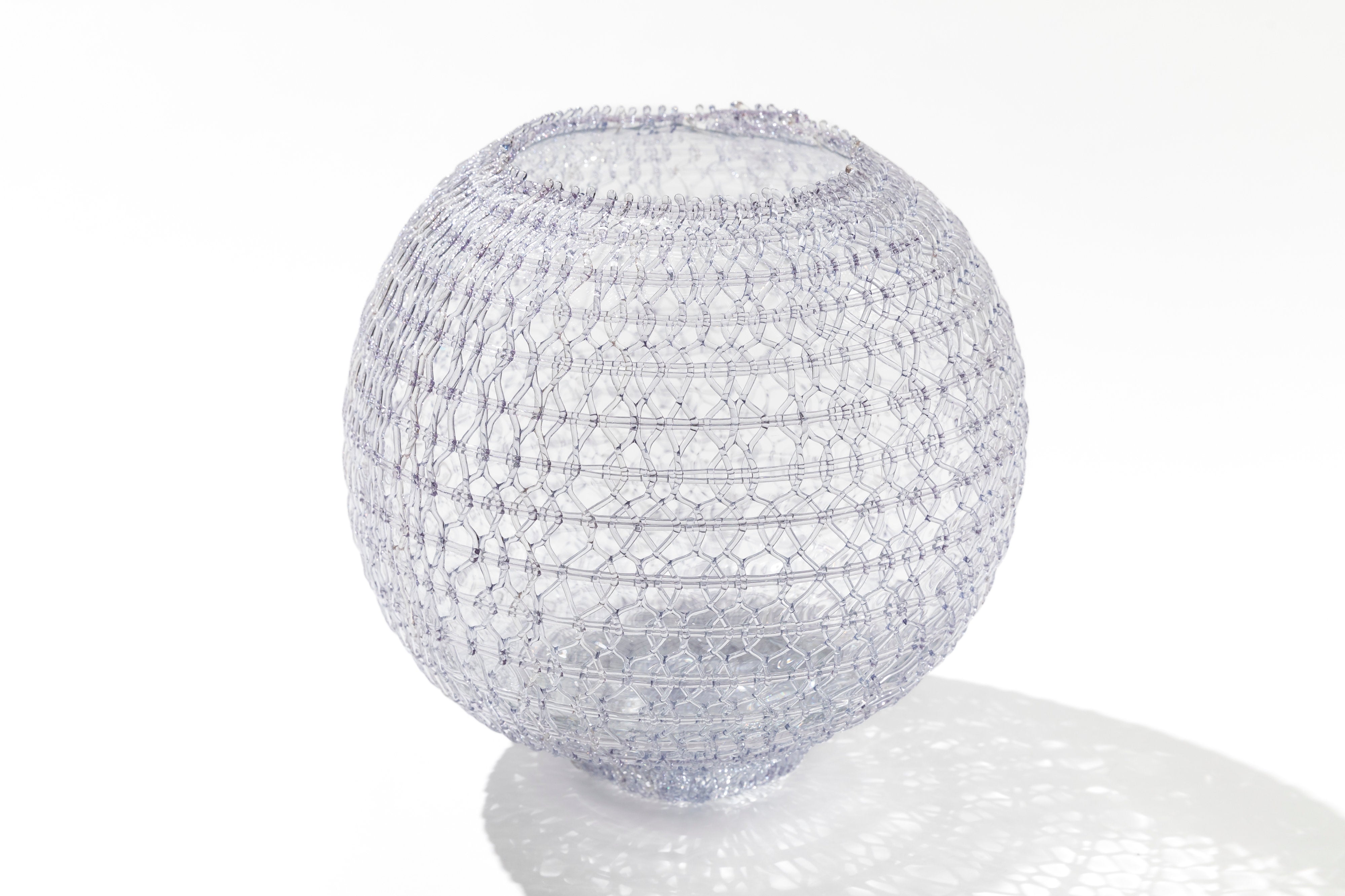 Woven vessel 撫子|竹岡 健輔 |ガラス