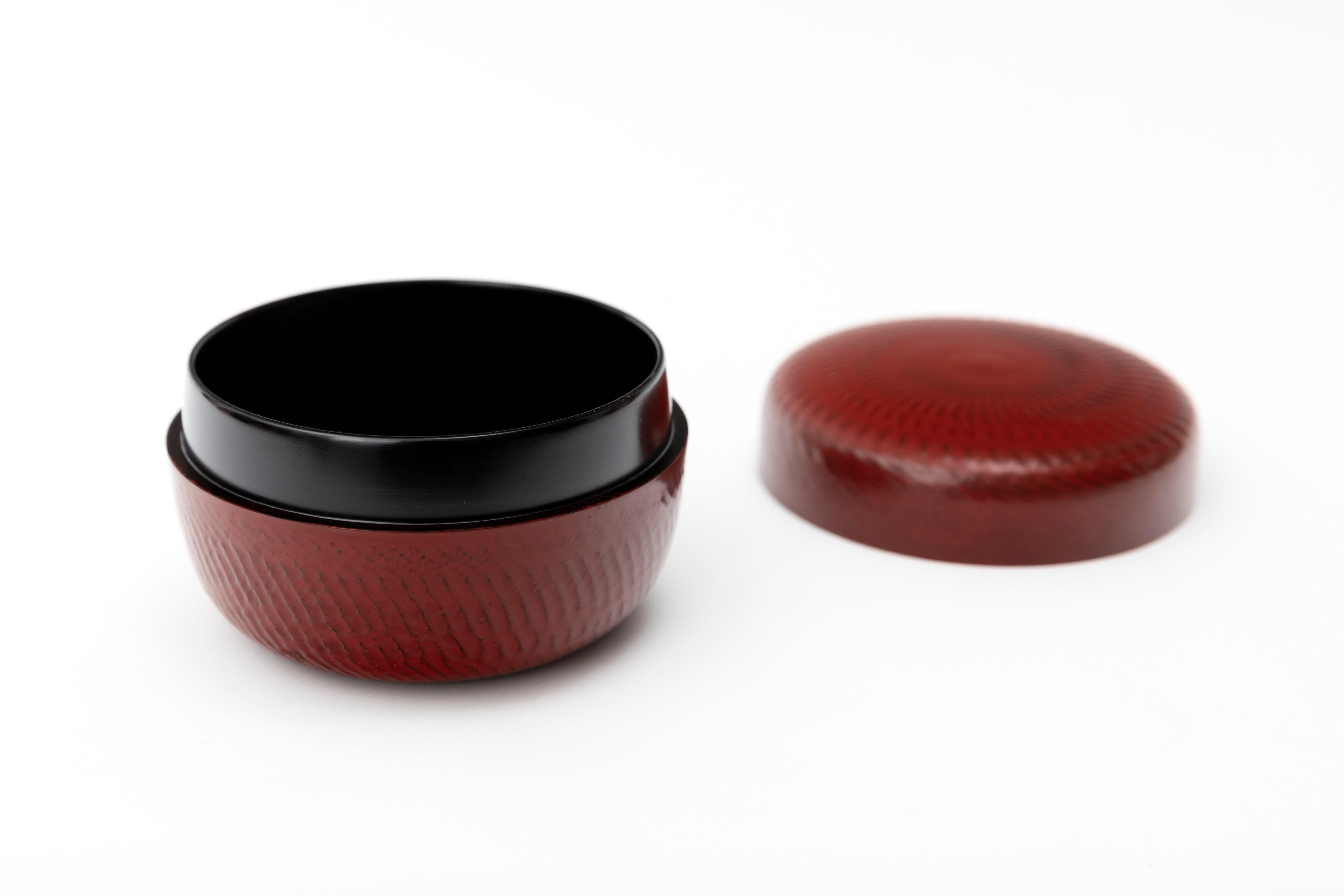 朱飛鉋平棗 | 西端 良雄