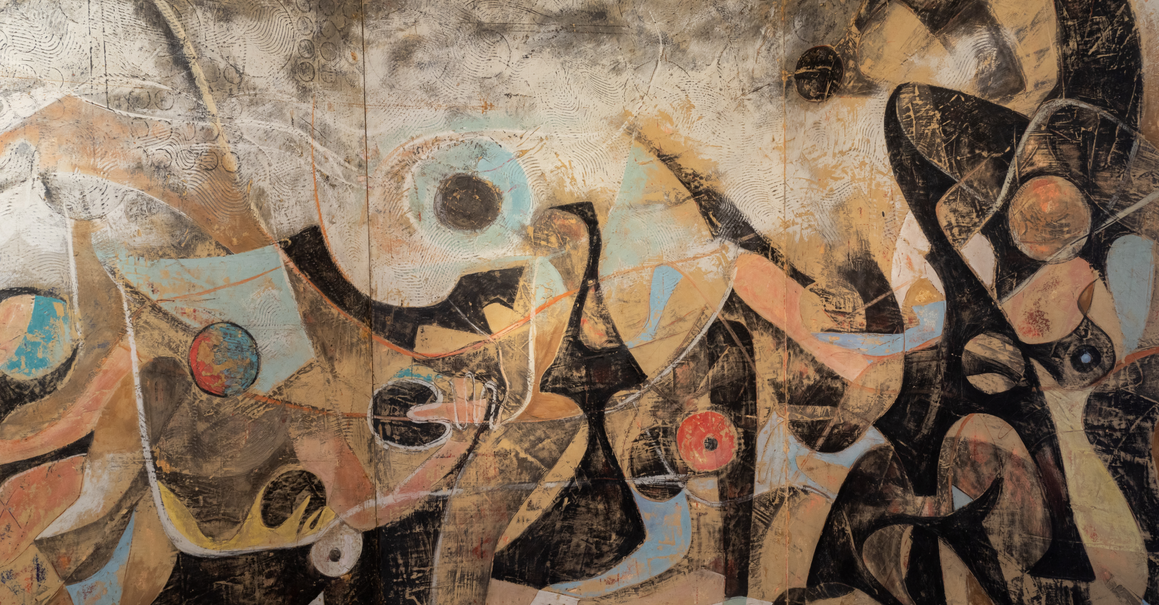 「屏風 カオス」6曲2双 | 松原賢 | 絵画