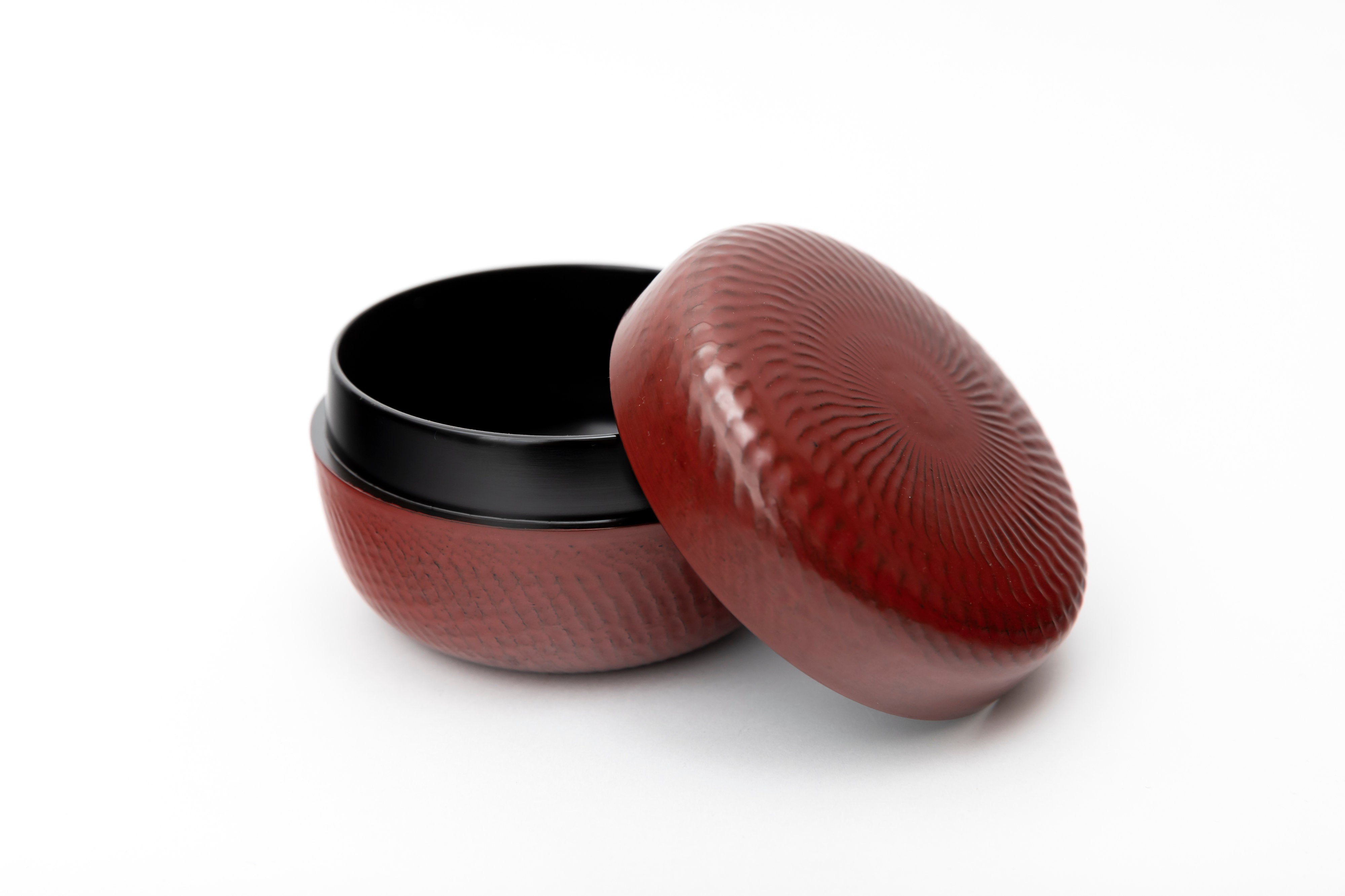 朱飛鉋平棗 | 西端 良雄