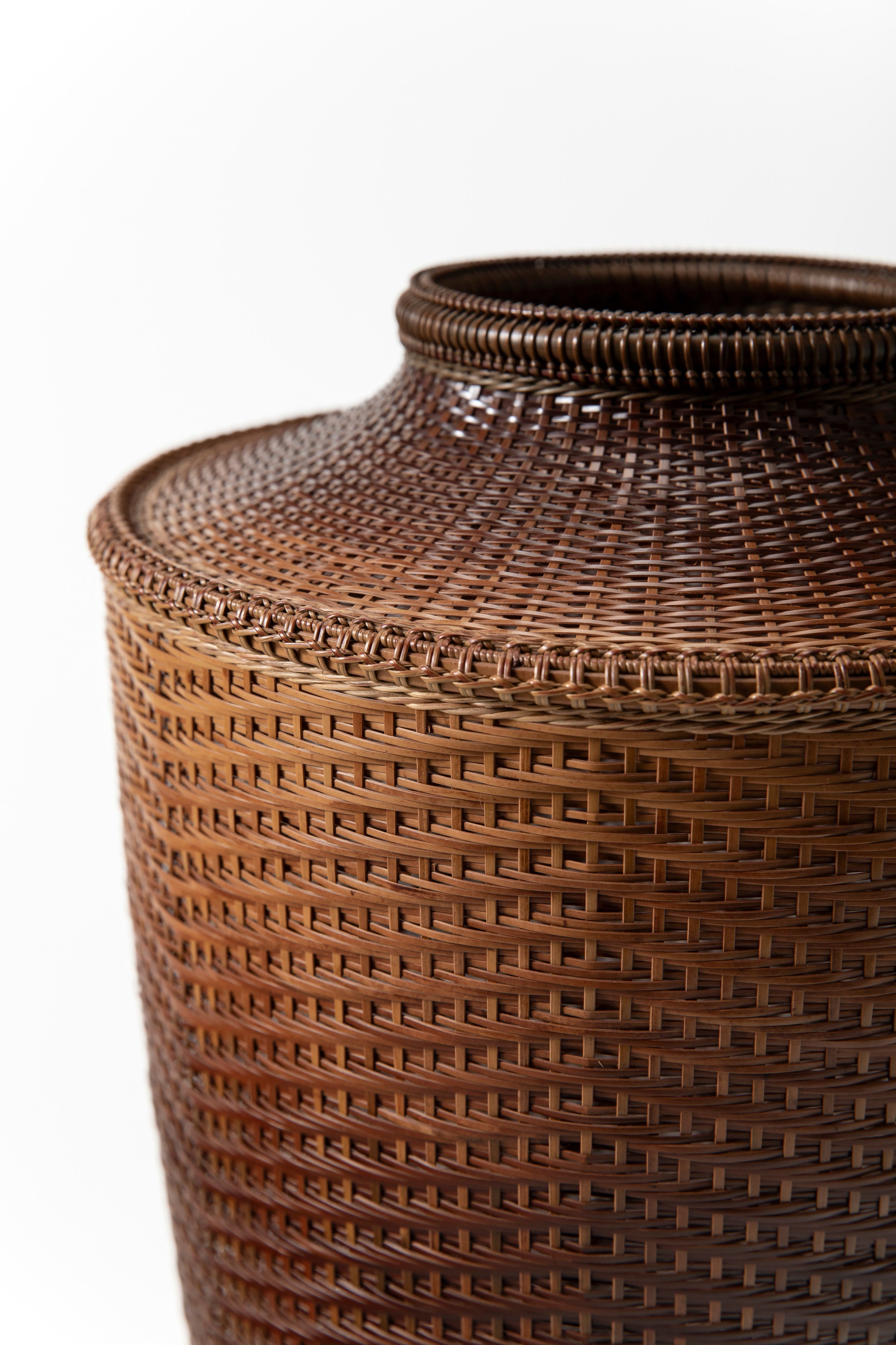 松尾竹峰 煤竹花籃 | 斎藤正光 監修