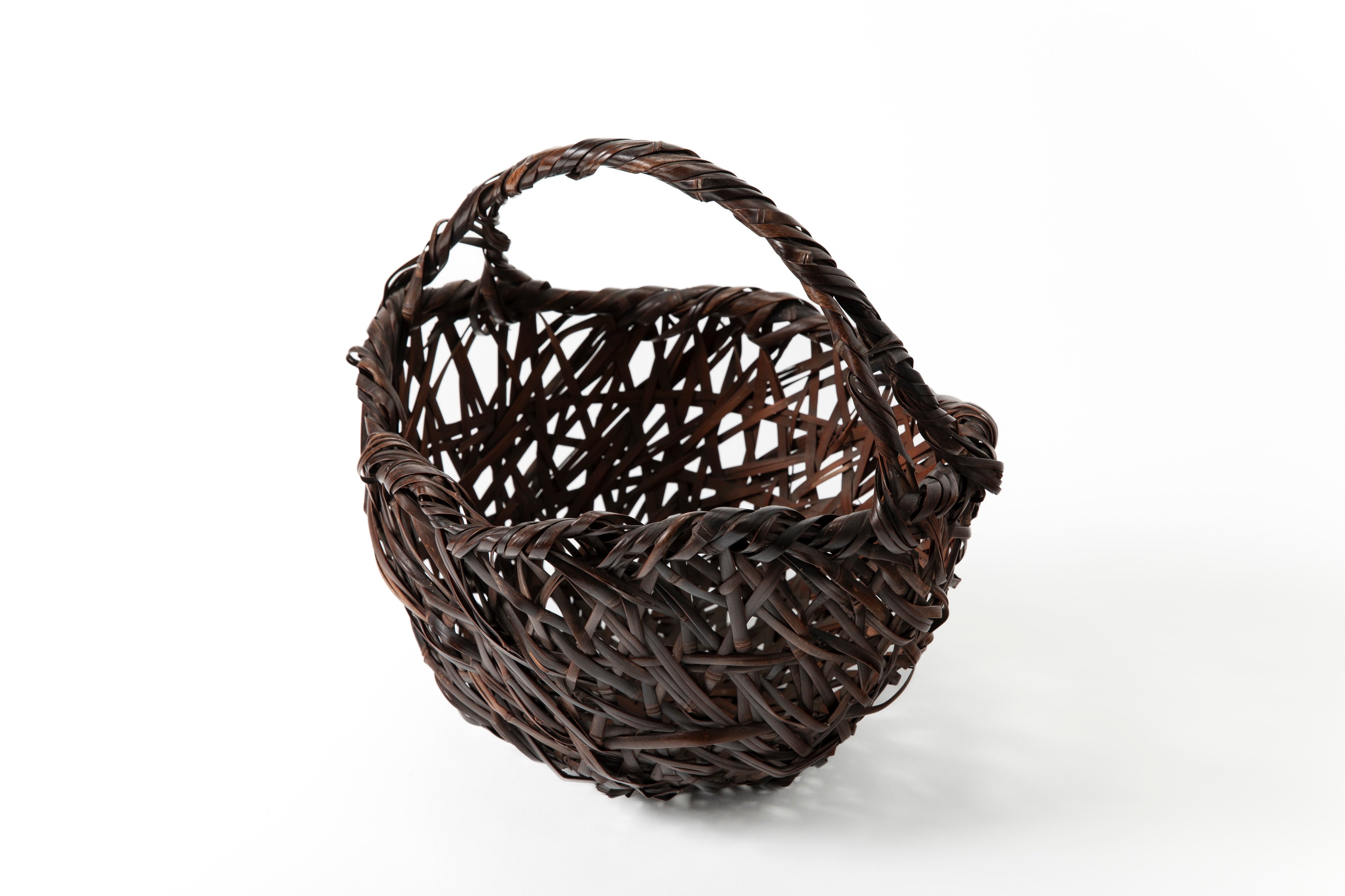 無銘 黒竹花籃 | 斎藤正光 監修