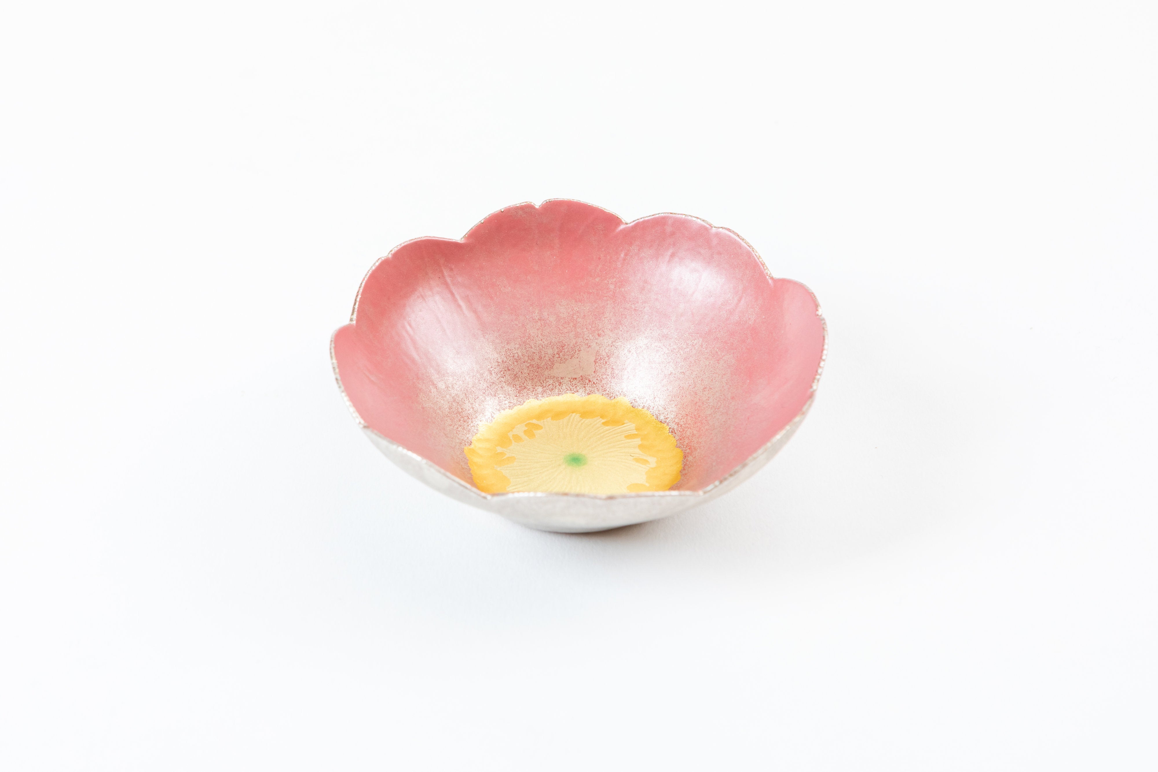 乾漆花盃「山茶花」|野口 洋子