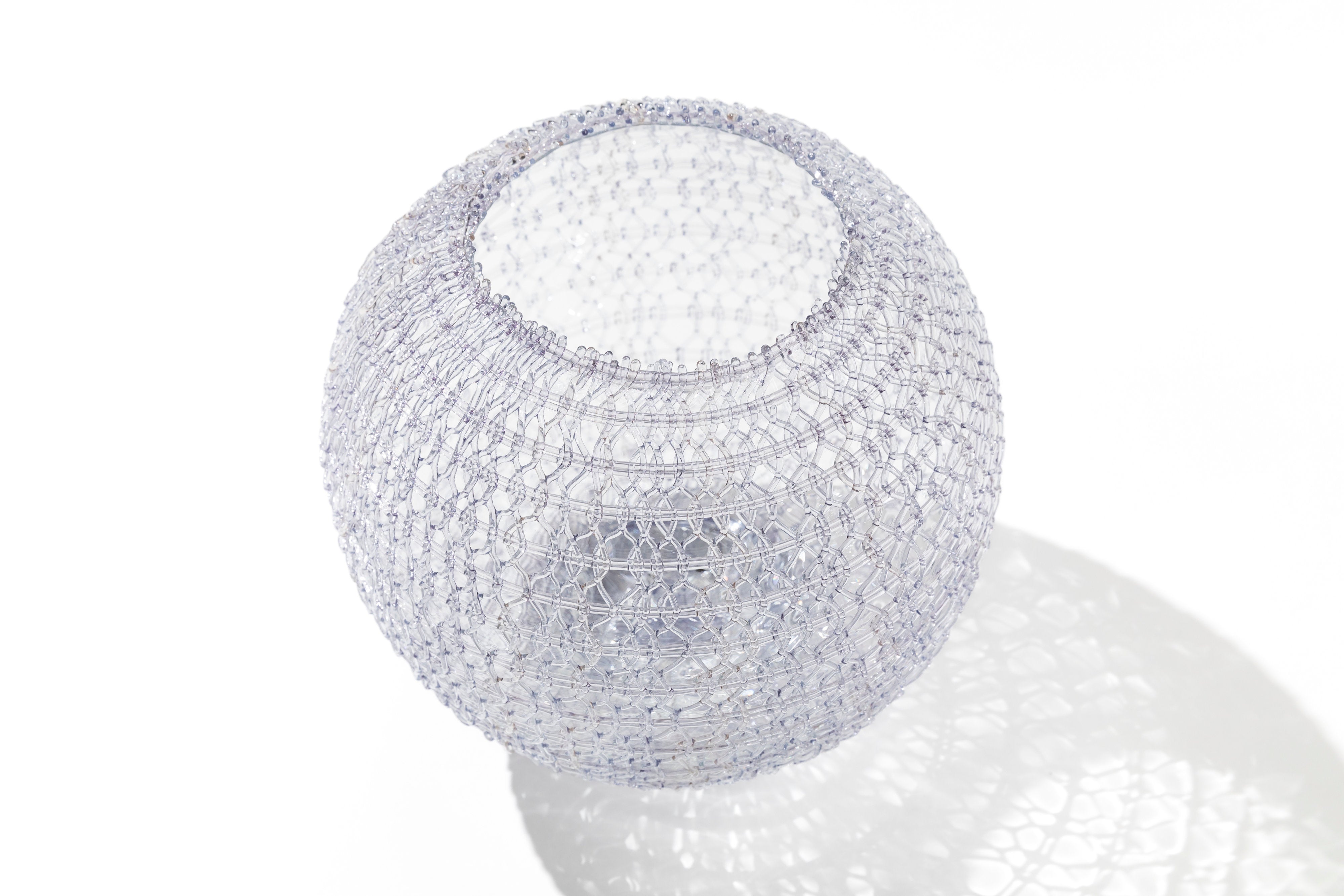 Woven vessel 撫子|竹岡 健輔 |ガラス