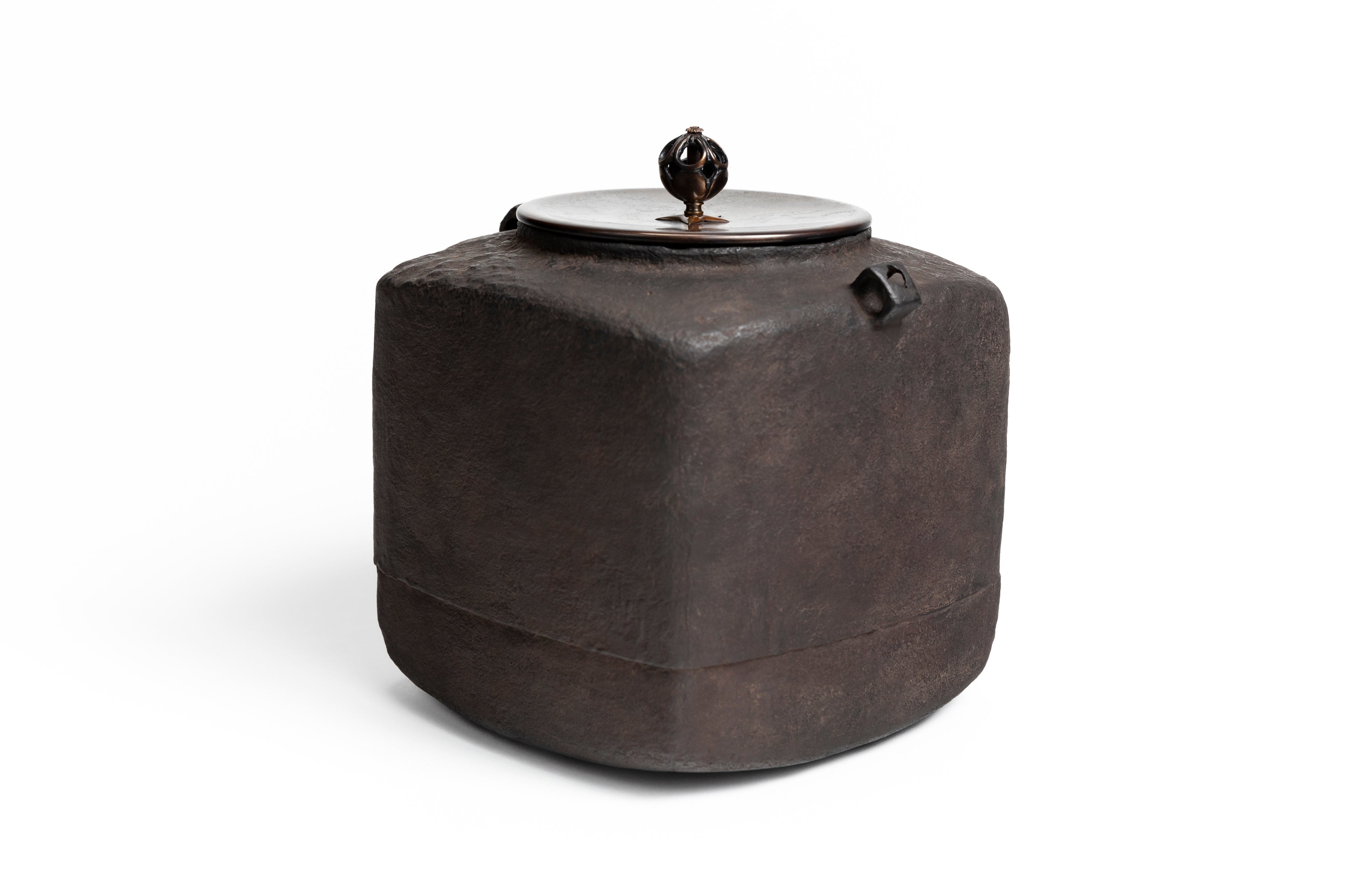 四方釜|十五代 宮崎 寒雉