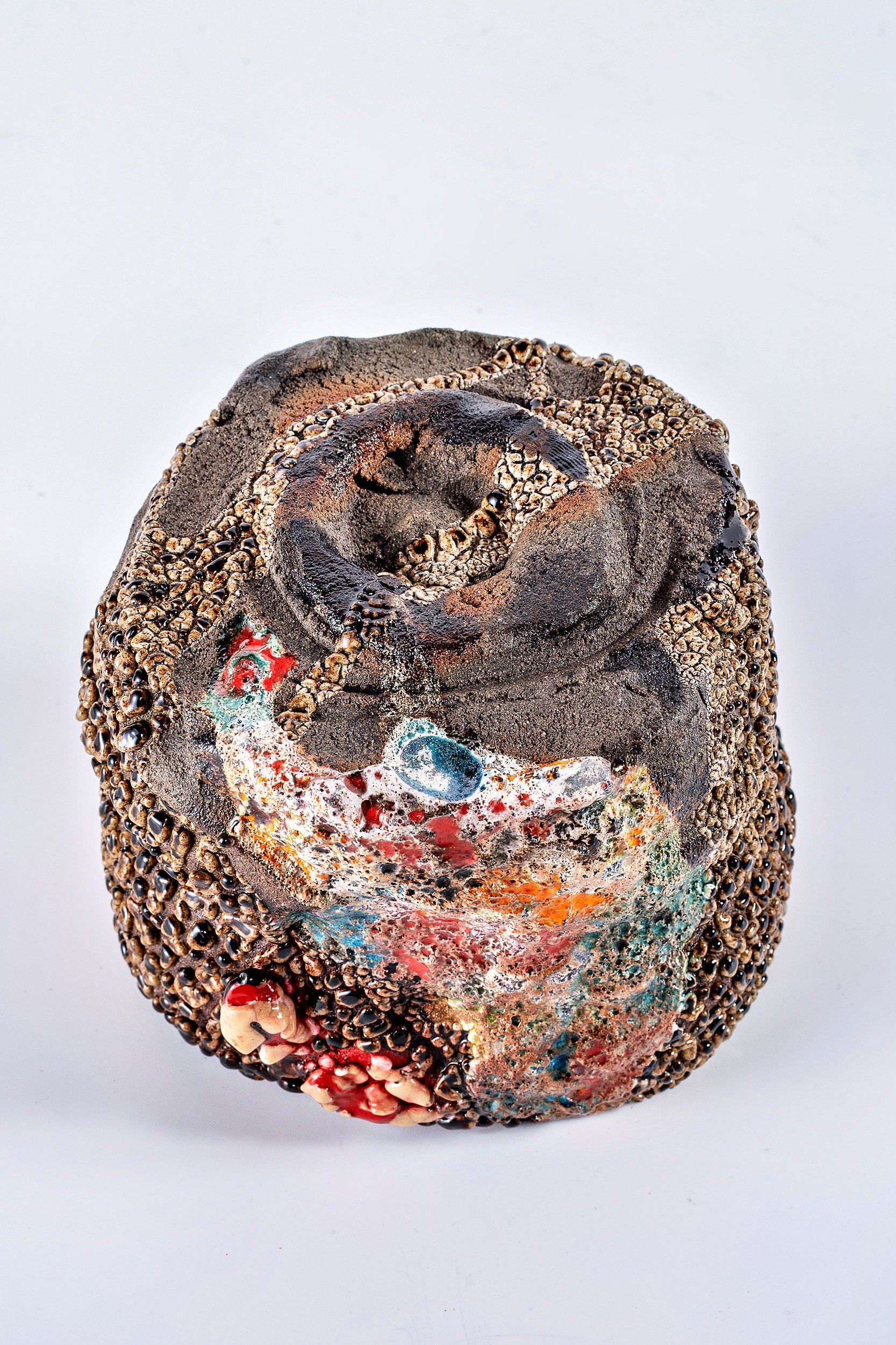 Hybrid Karatsu & Foam Glaze Tea Bowl | 氏家 昂大