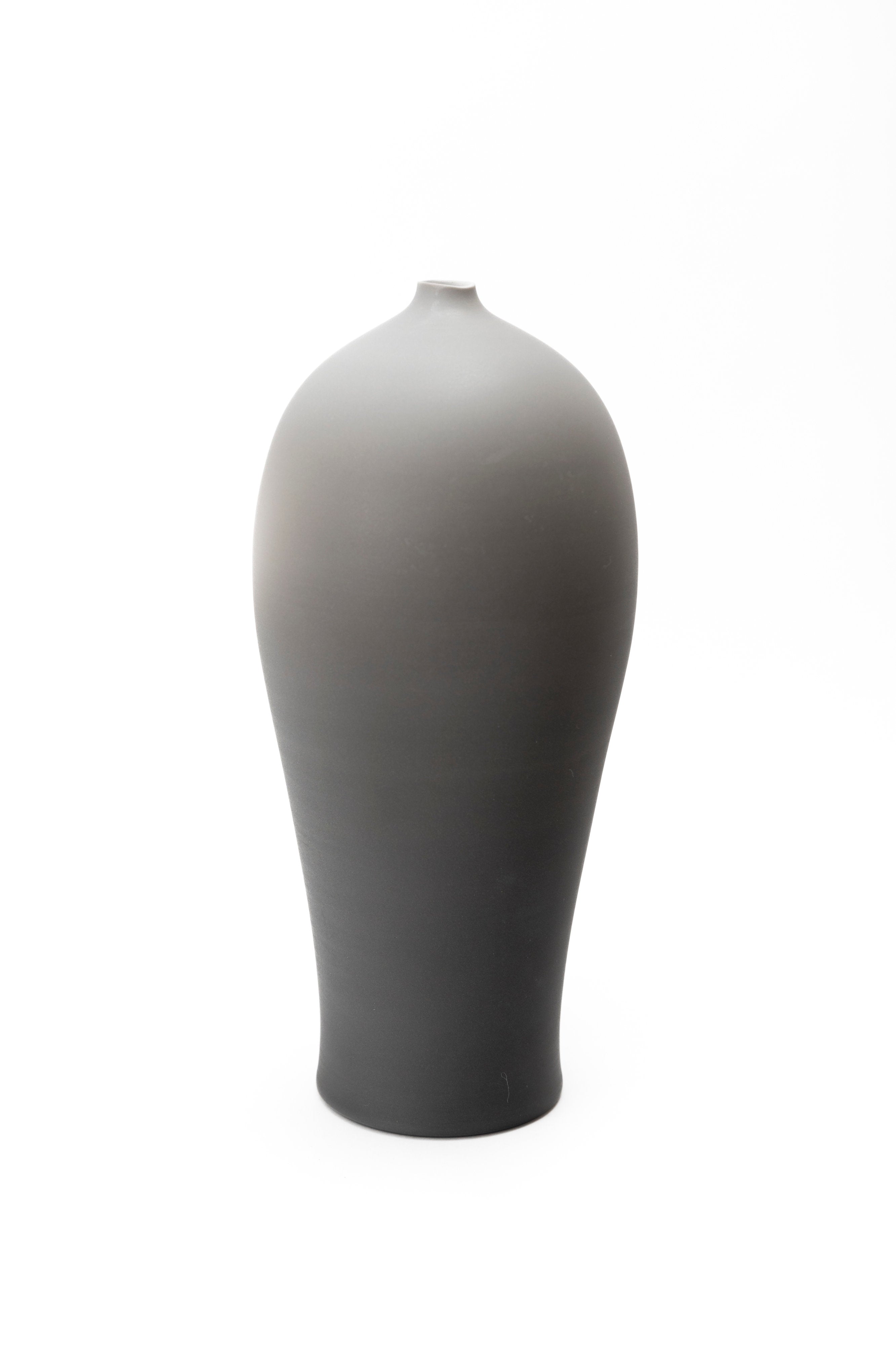 グレー花入れ | 森岡 希世子