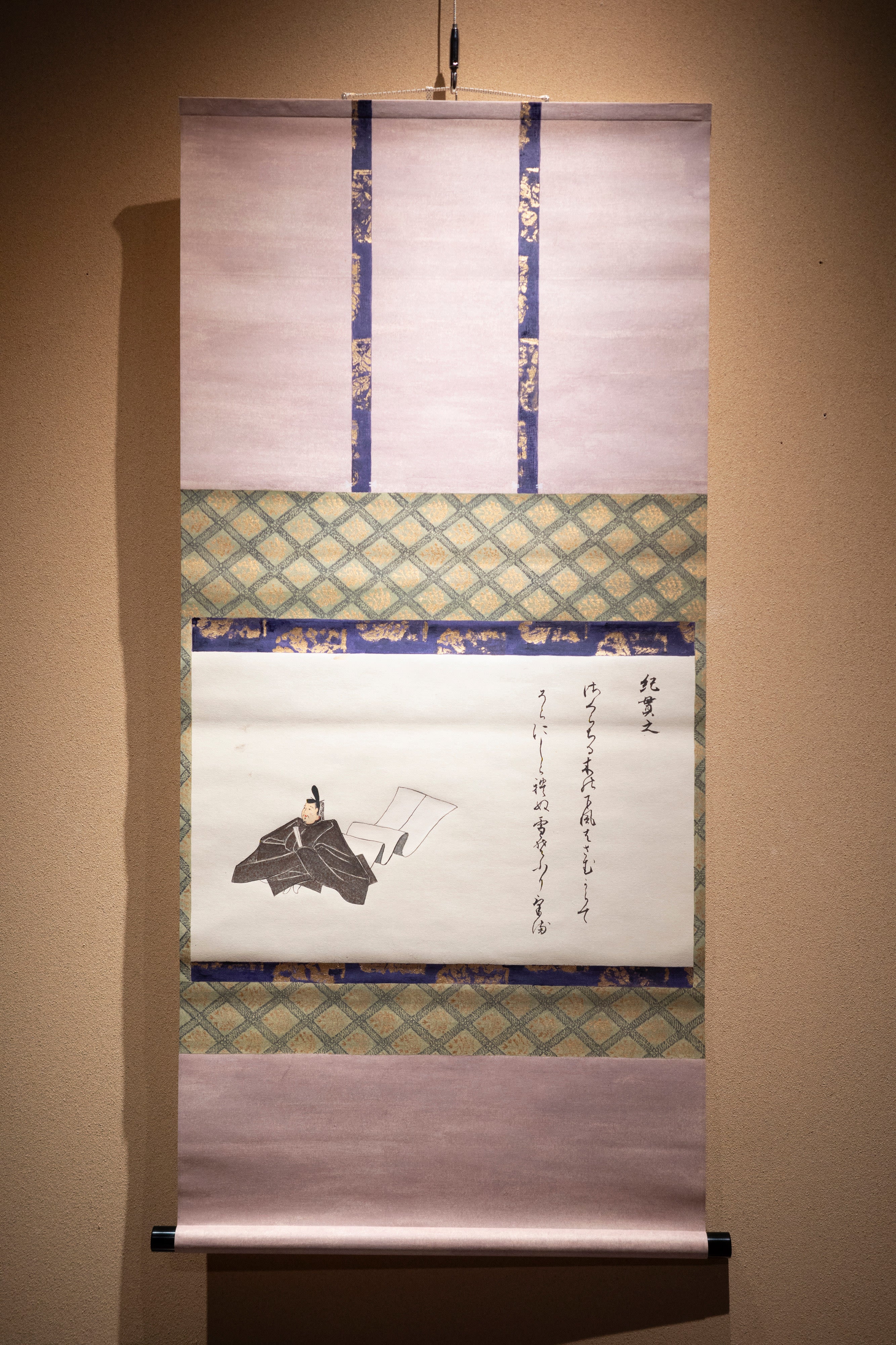 描き表具 紀貫之 | 田端 志音