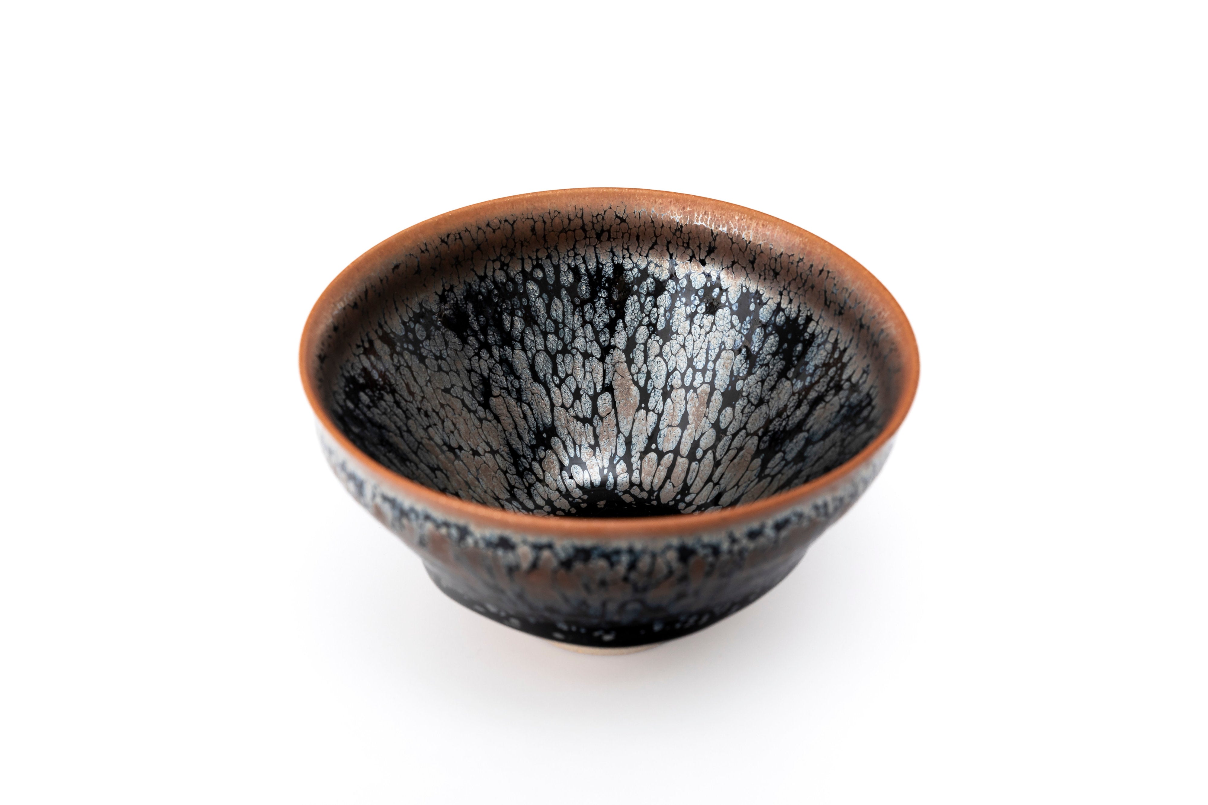 油滴天目茶盌(穴窯焼成) | 古谷 宣幸