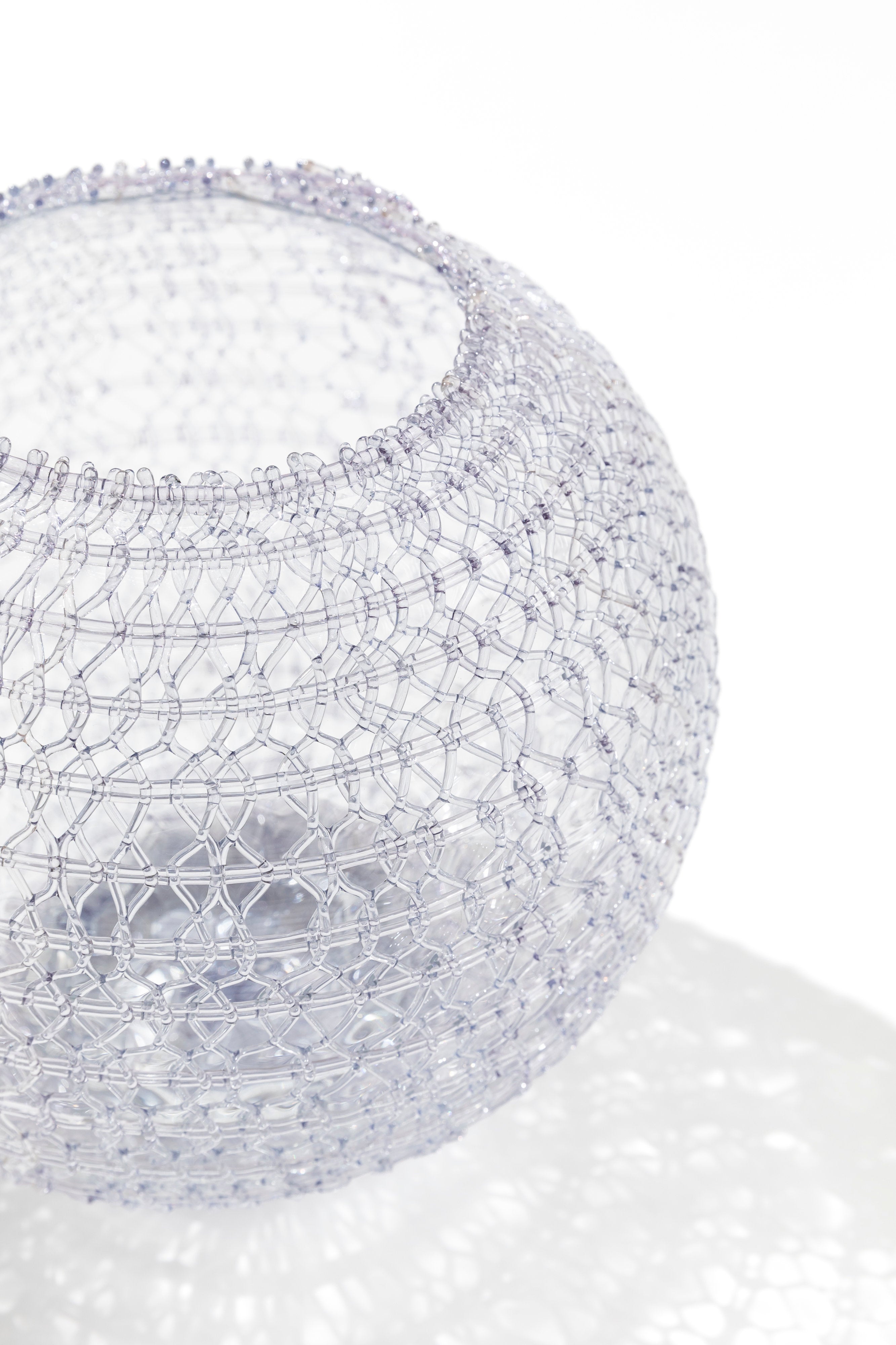 Woven vessel 撫子|竹岡 健輔 |ガラス