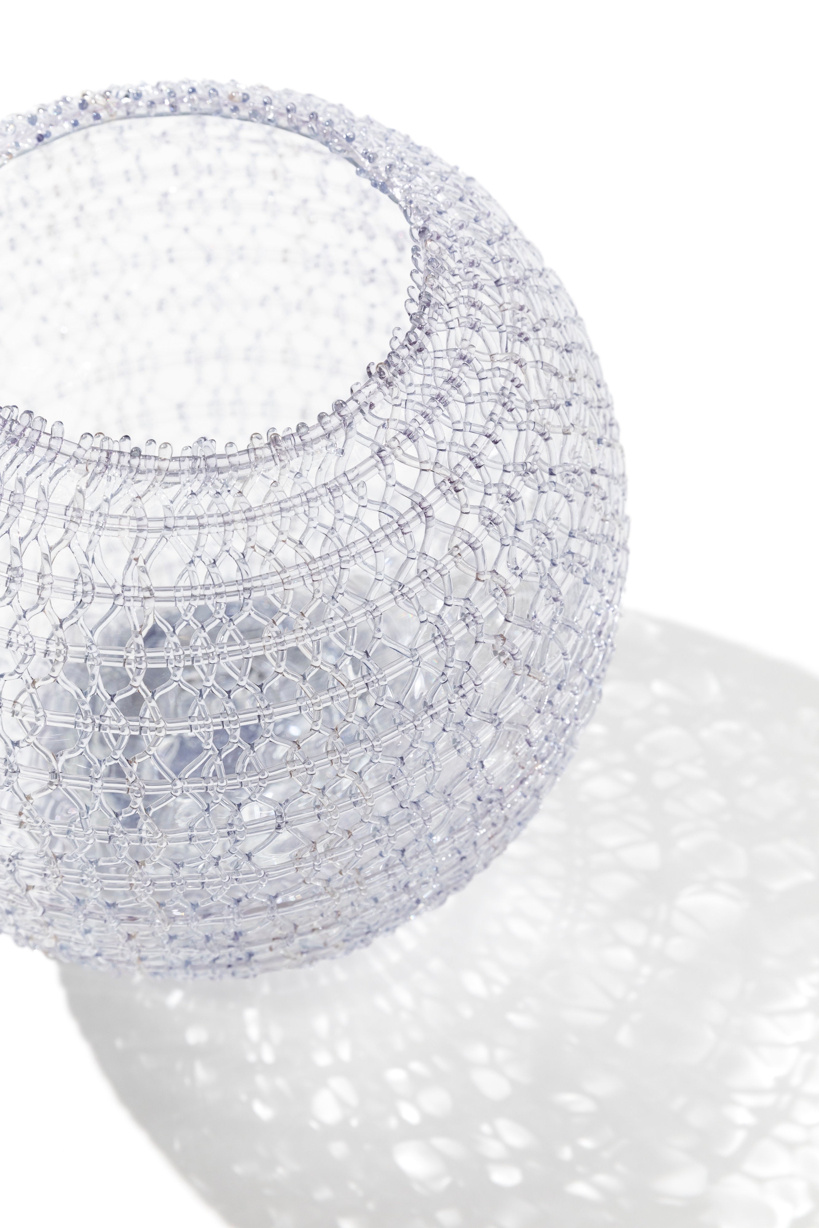 Woven vessel 撫子|竹岡 健輔 |ガラス