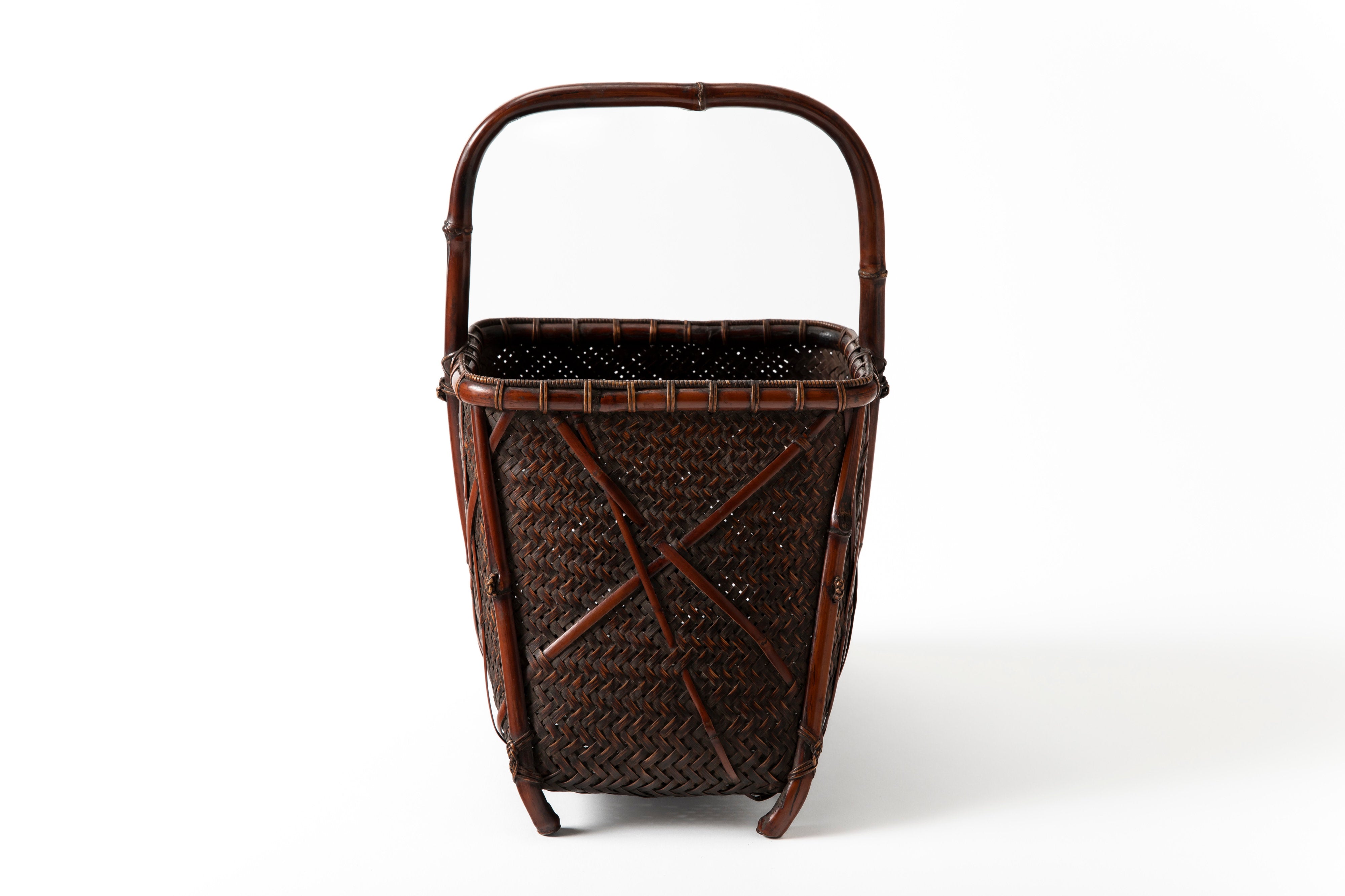 小菅竹堂 氷裂編花籃 | 斎藤正光 監修