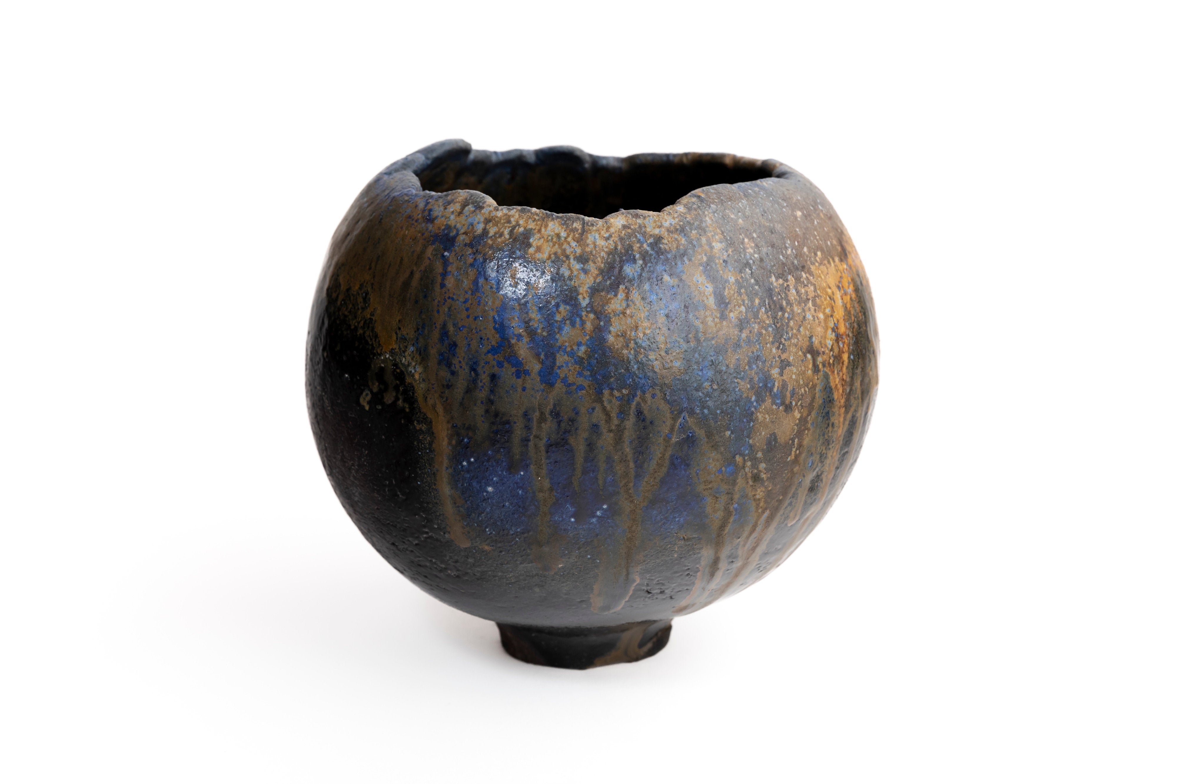 蒼変黒丸鉢 | 後関 裕士