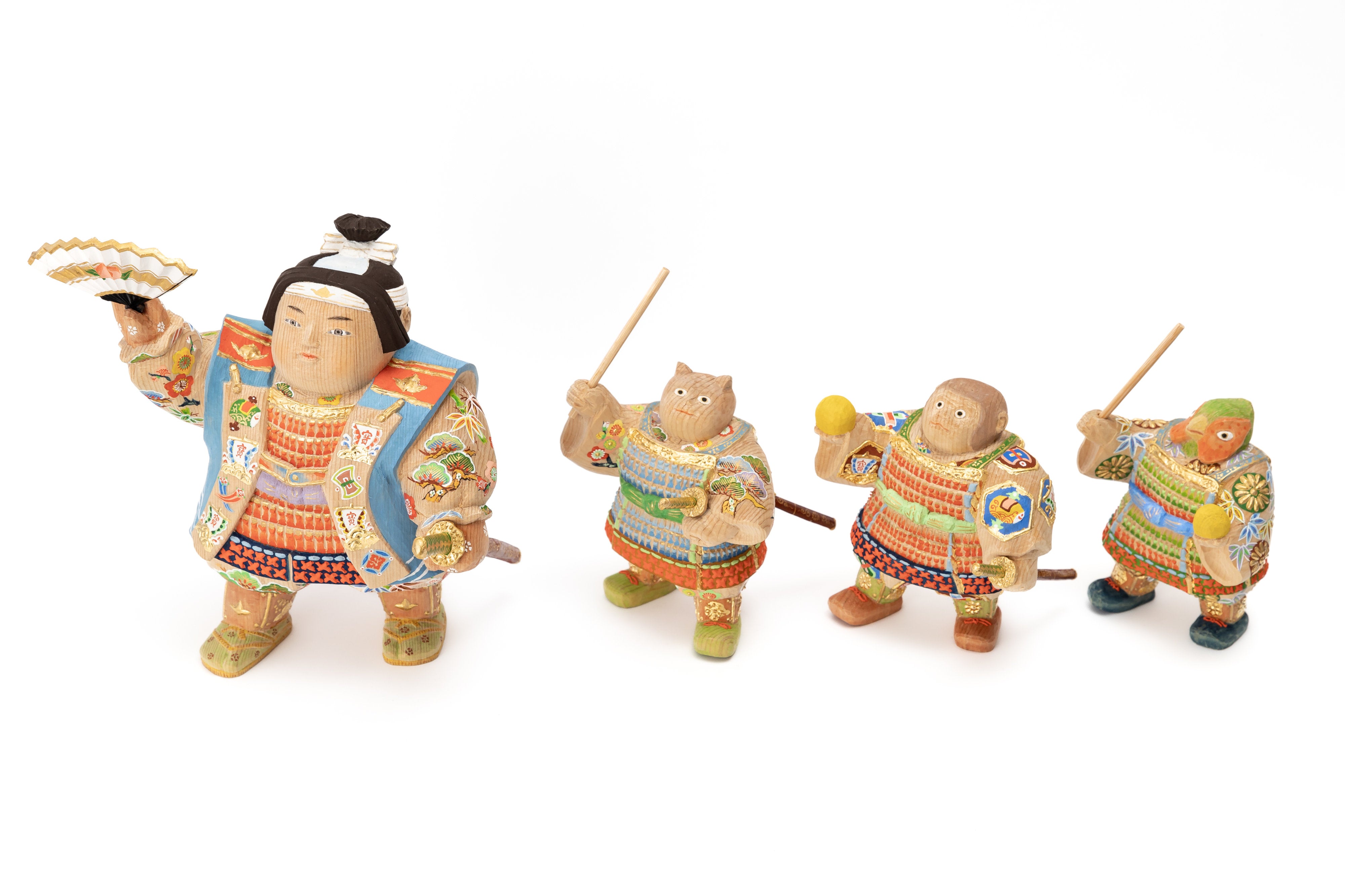 桃太郎と仲間達 | 森 翠風