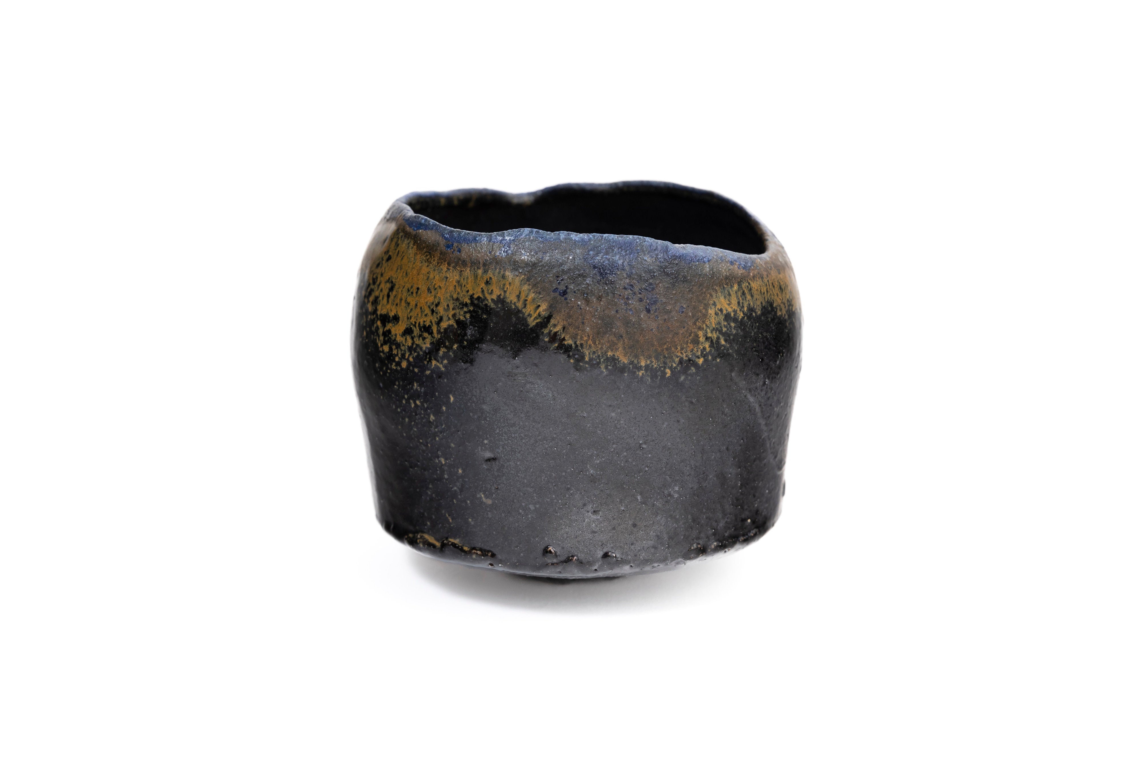 蒼変黒茶盌 | 後関 裕士