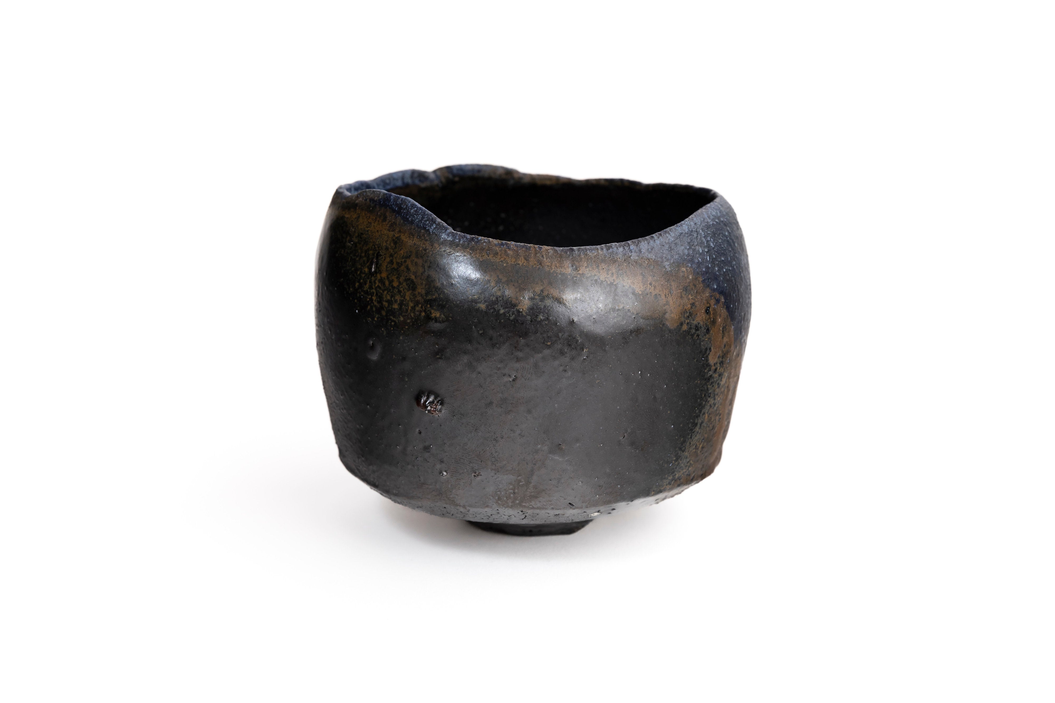 蒼変黒茶盌 | 後関 裕士