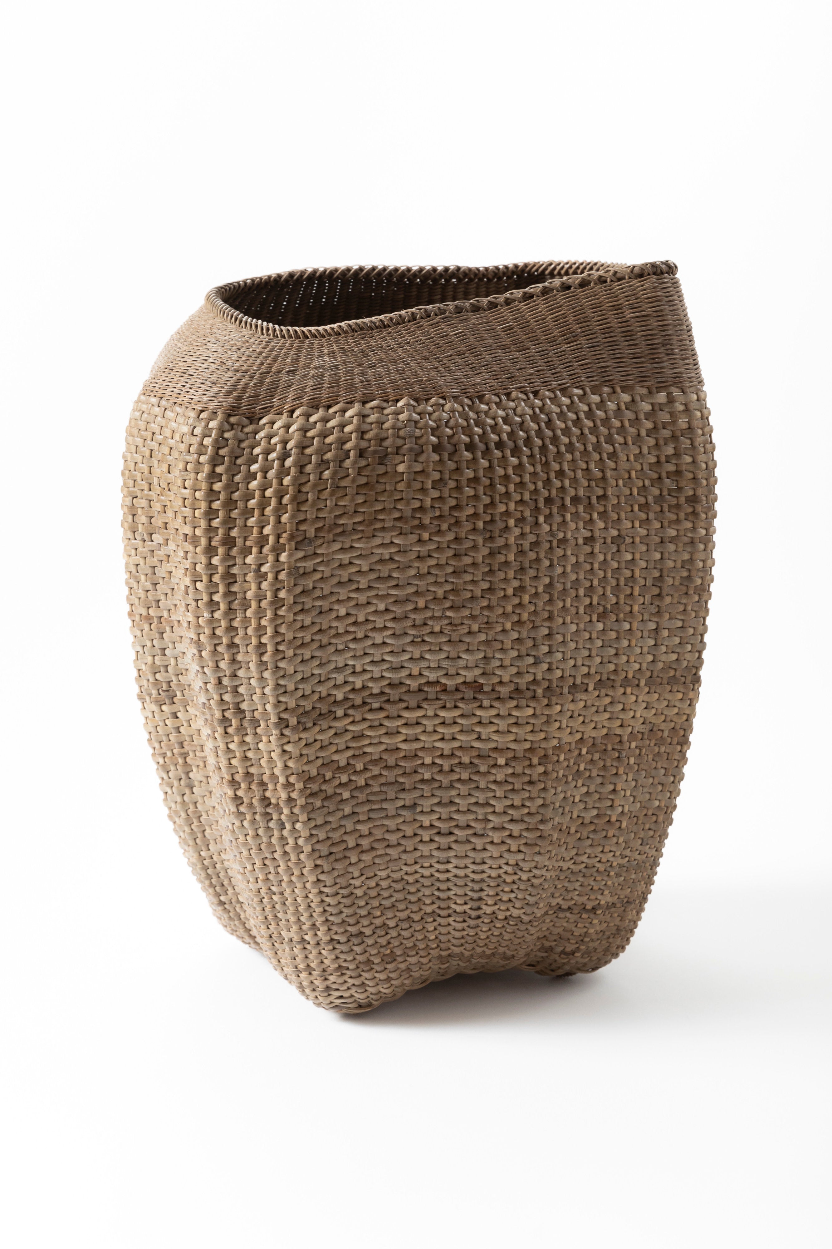 銹籐素編玄籠 戴勝 | 川口 淳平