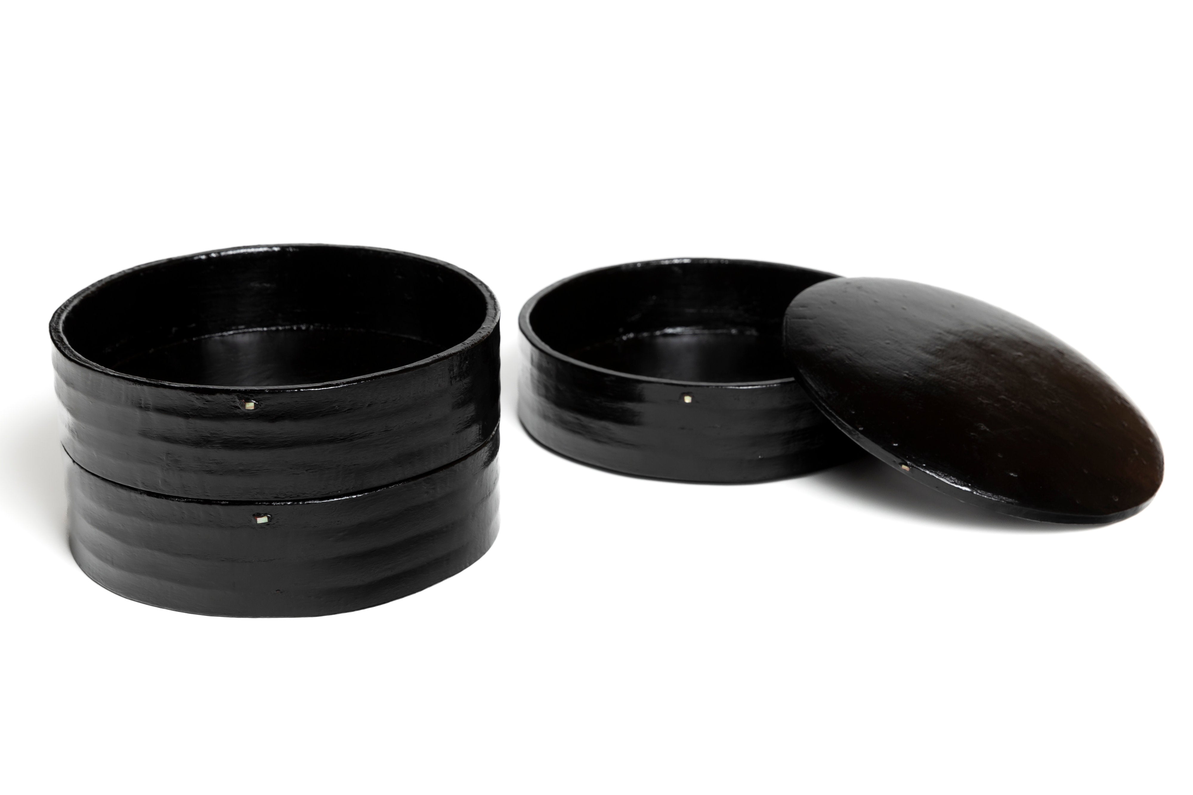 黒漆丸重箱 | 松崎 修