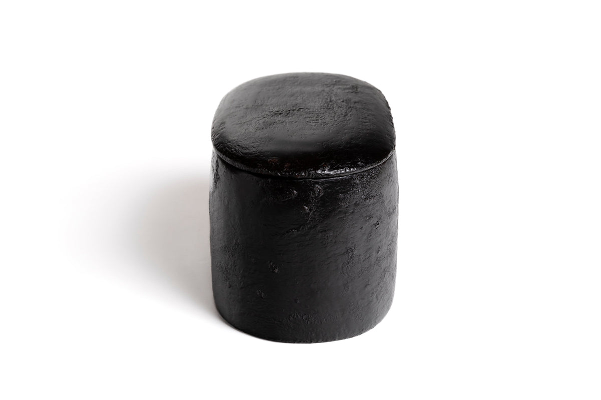 Black Lacquer Oval Box | Tohru Matsuzaki