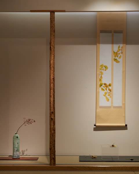 「銀杏 2, 3」(2/5)Gingko 2, 3 Scroll | 鞆岡 隆史