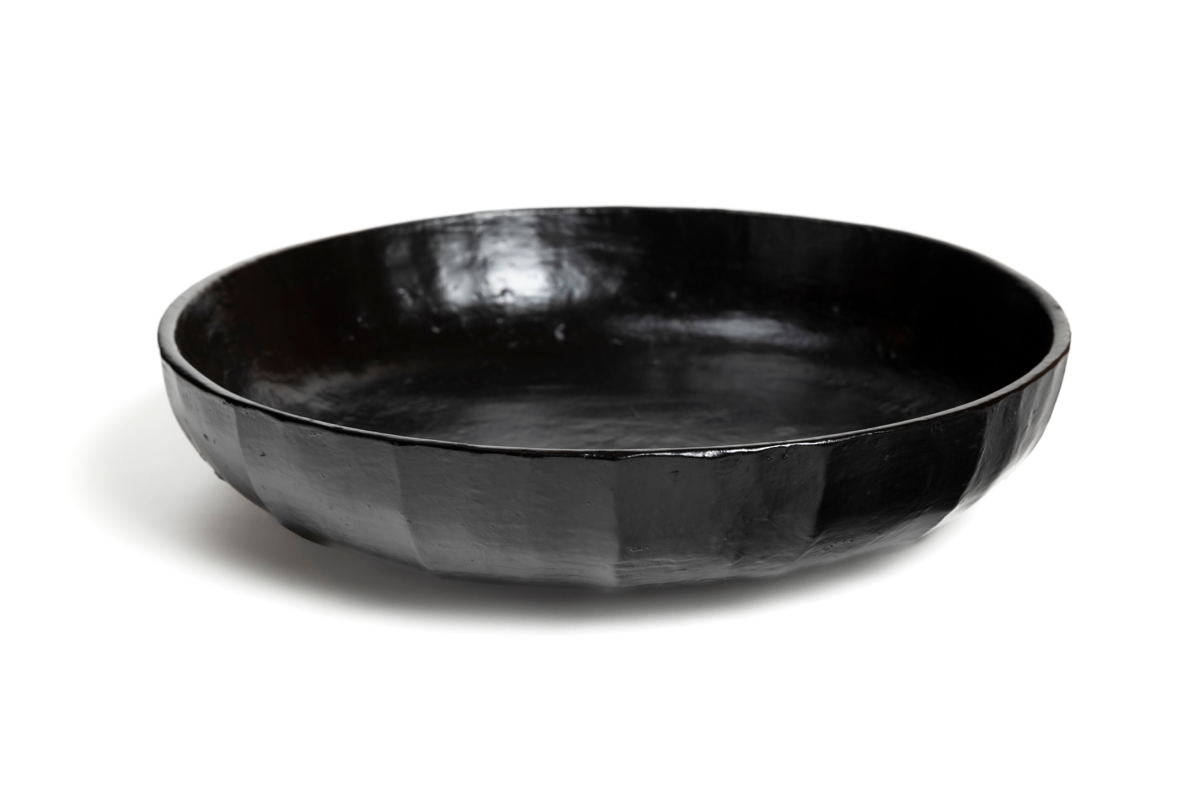 黒漆丸鎬鉢 | 松崎 修