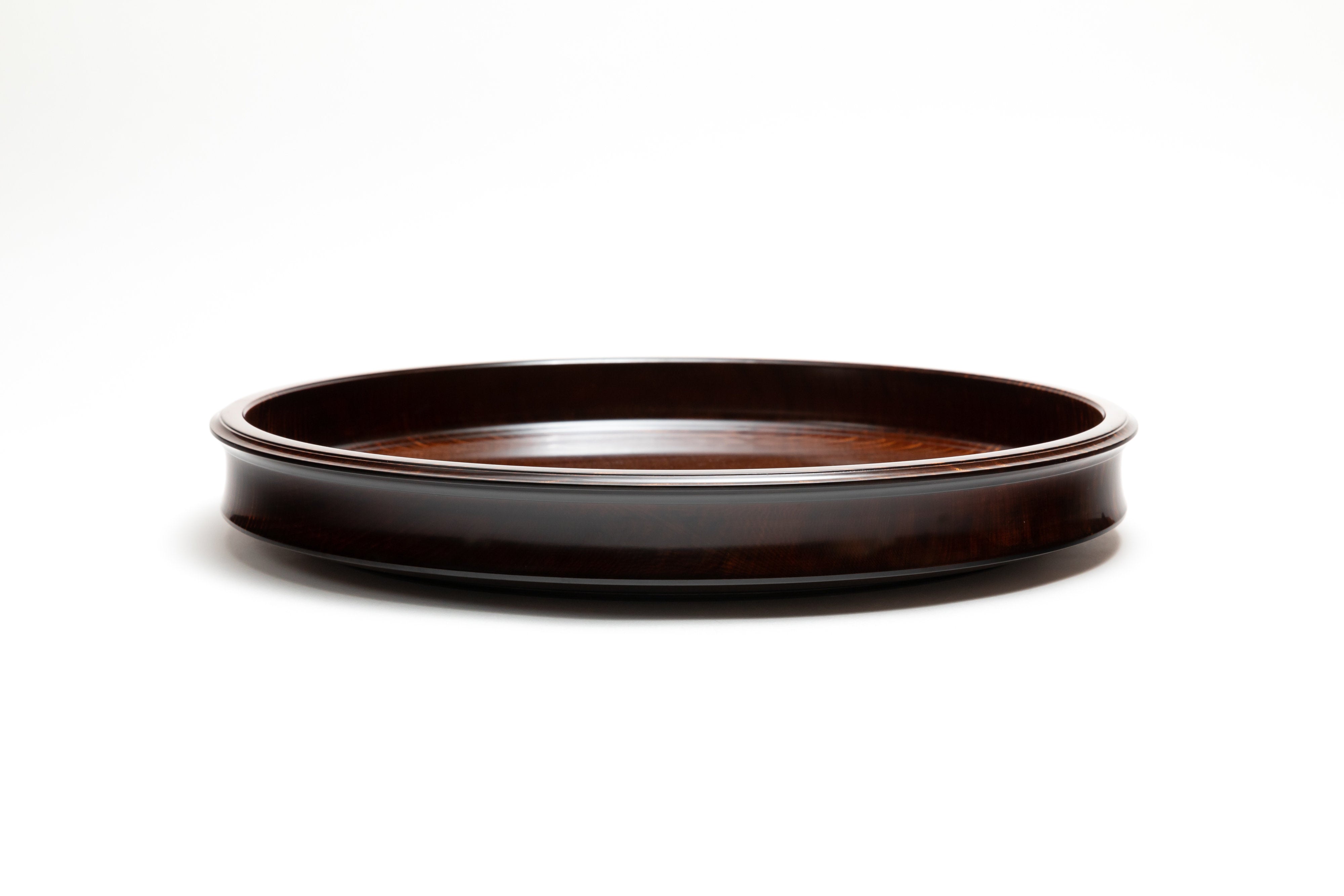 栃拭漆盛器(伝統工芸展作品) | 西端 良雄