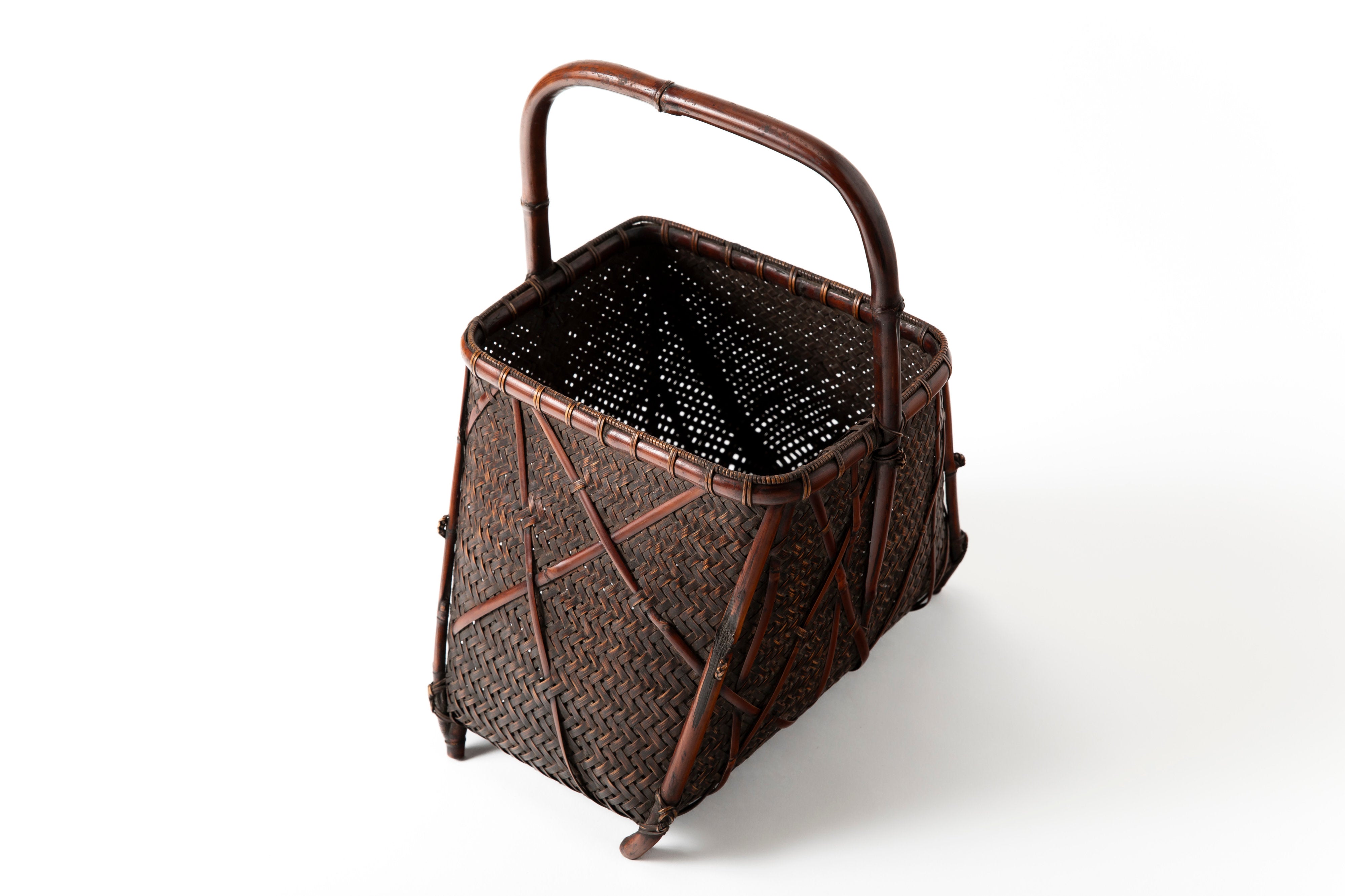 小菅竹堂 氷裂編花籃 | 斎藤正光 監修