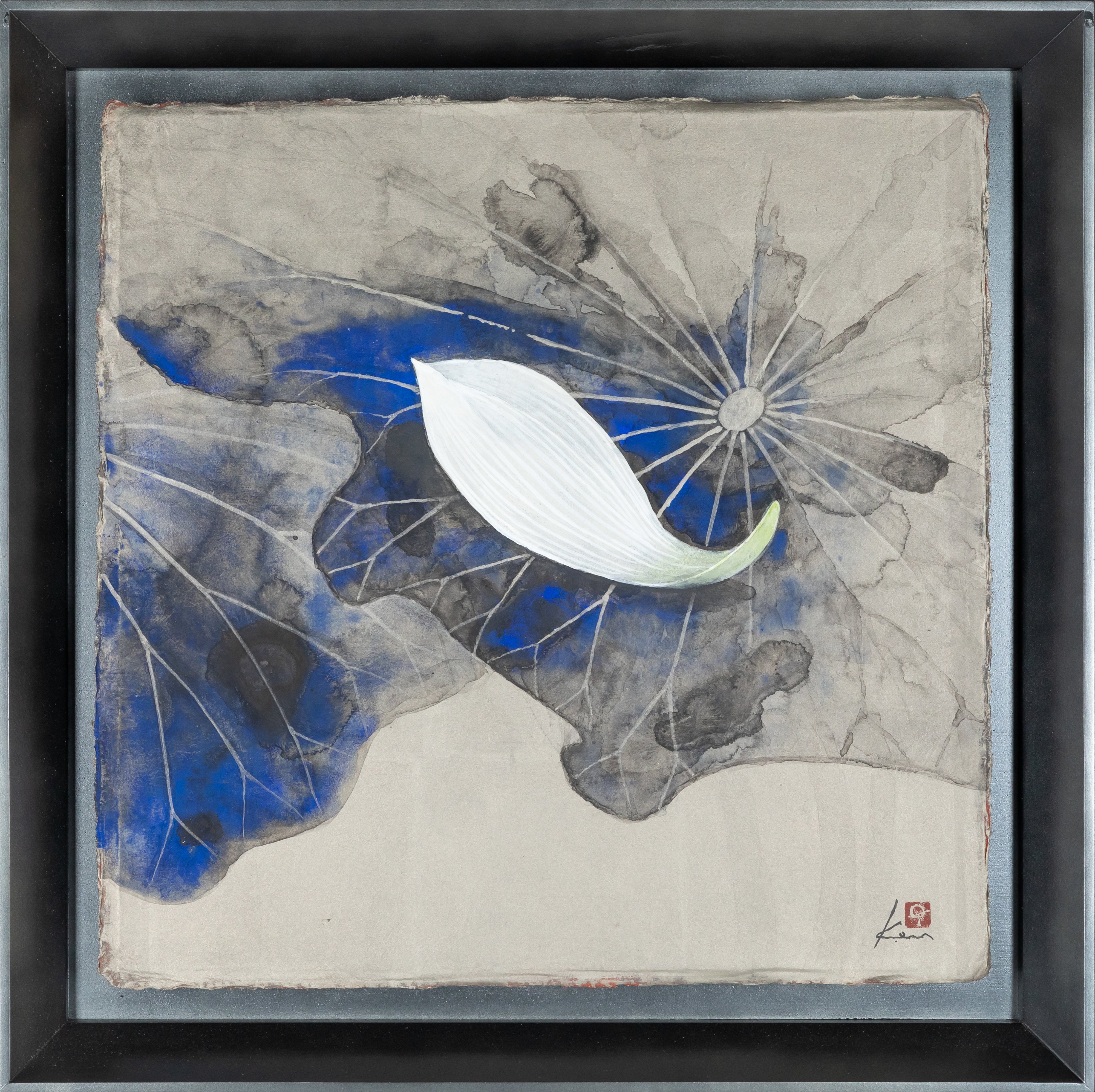 蓮「散華 Ⅲ」| 松原賢 | 絵画