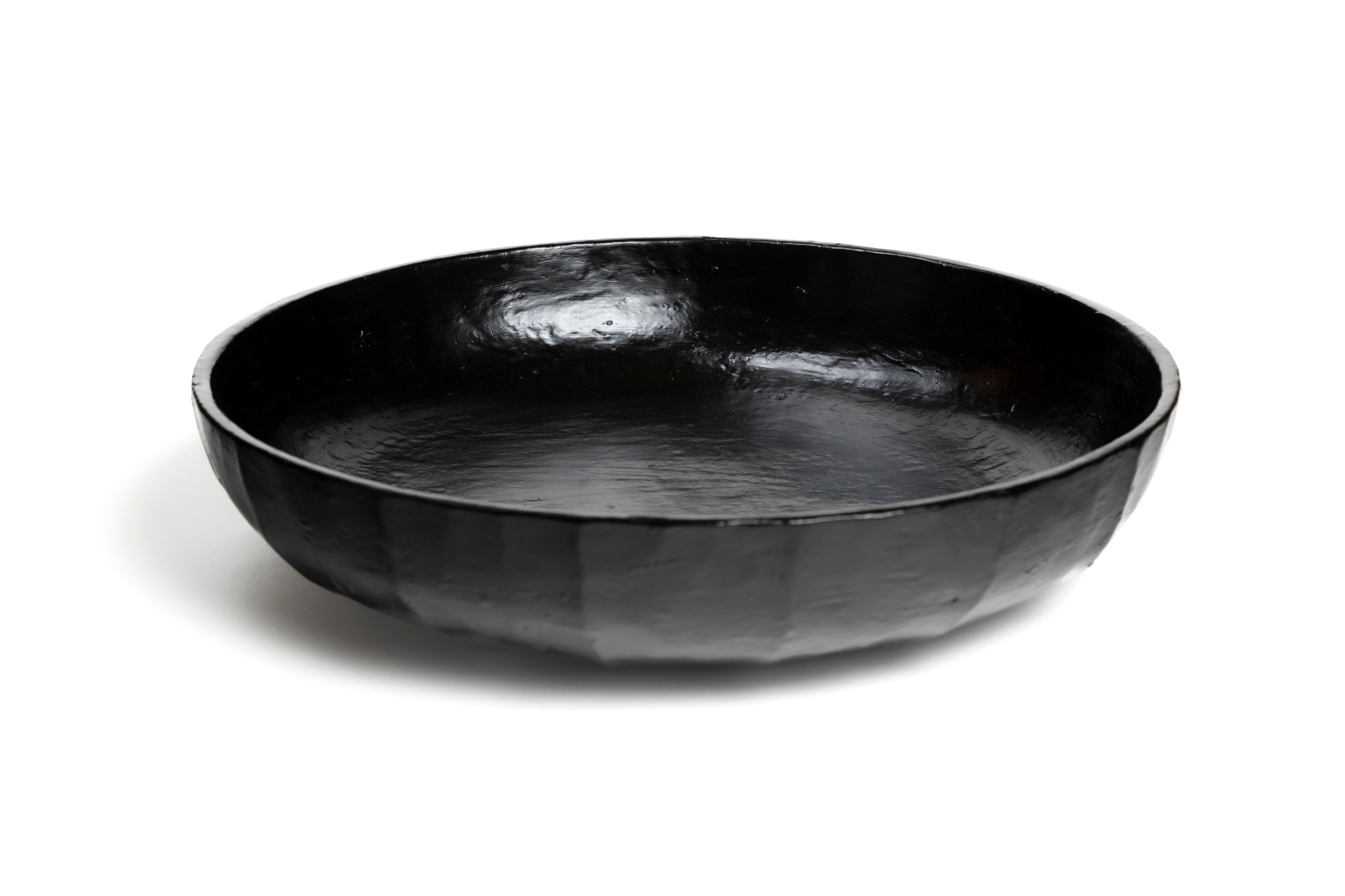 黒漆丸鎬鉢 | 松崎 修