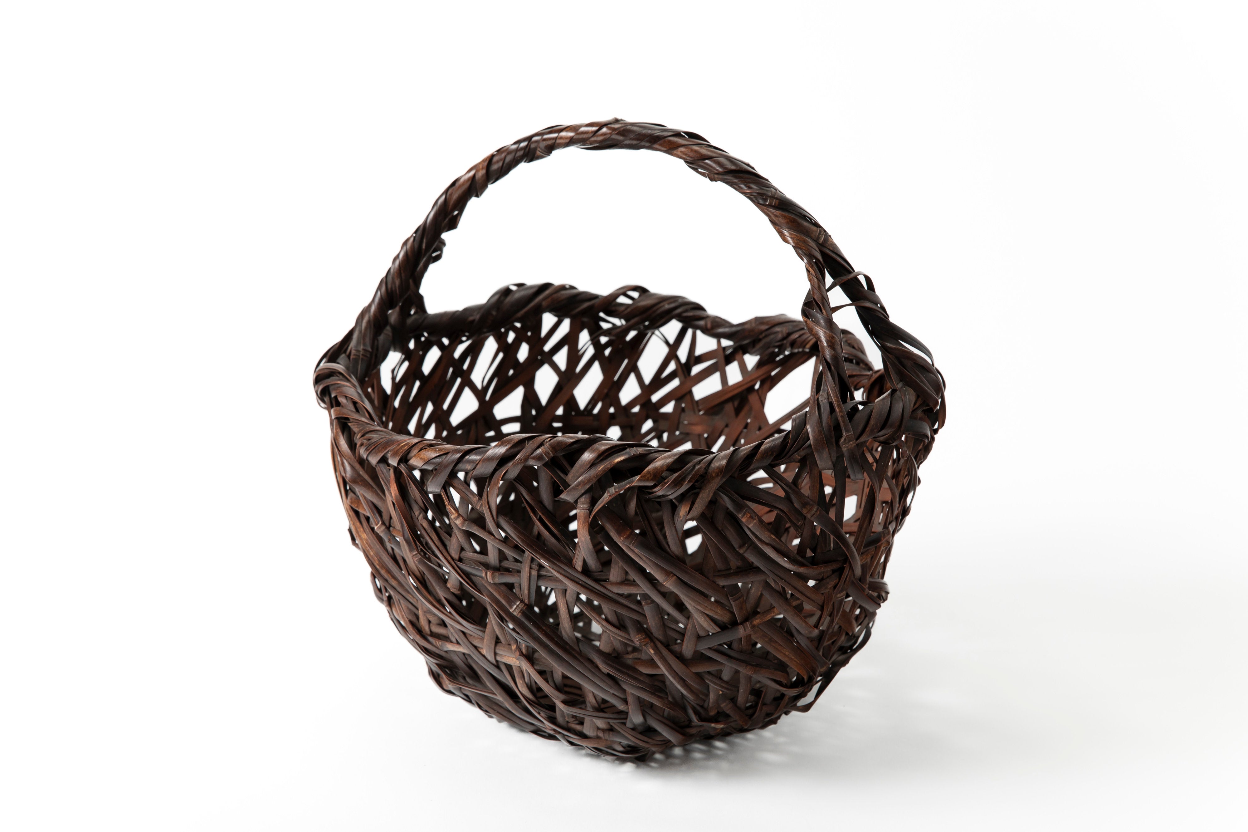 無銘 黒竹花籃 | 斎藤正光 監修