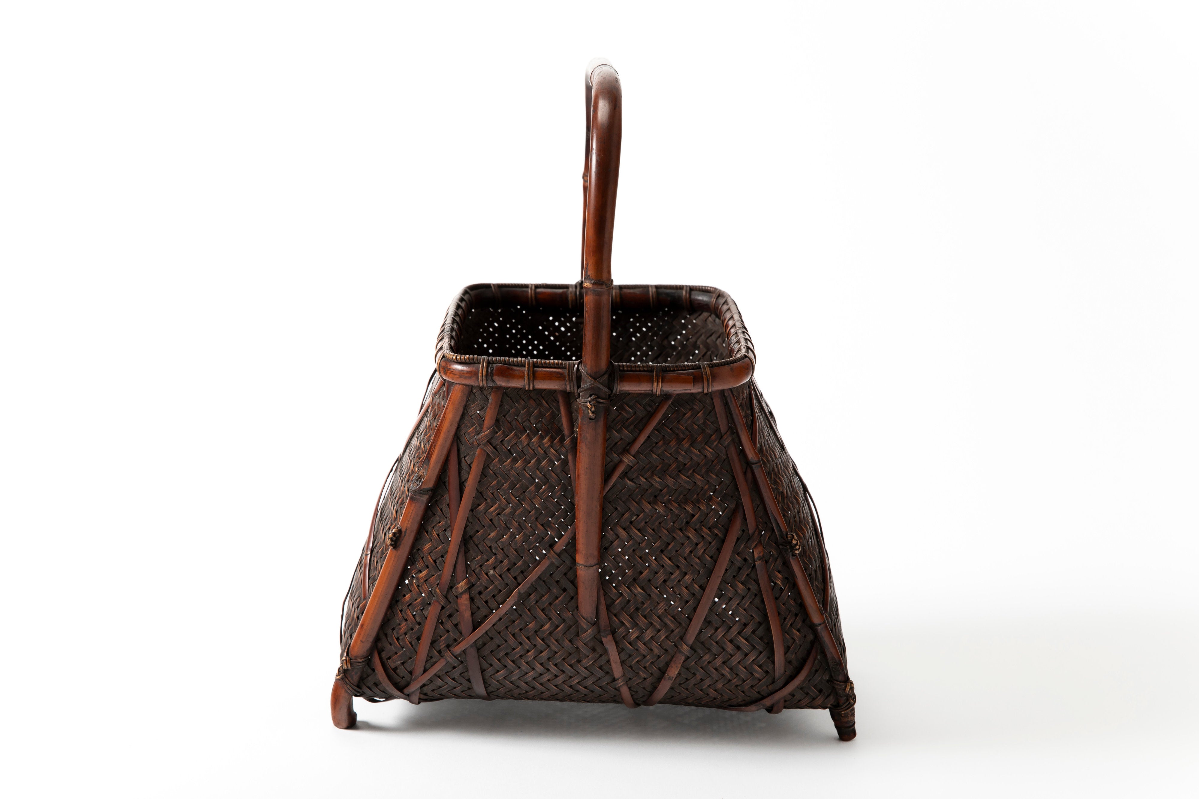 小菅竹堂 氷裂編花籃 | 斎藤正光 監修