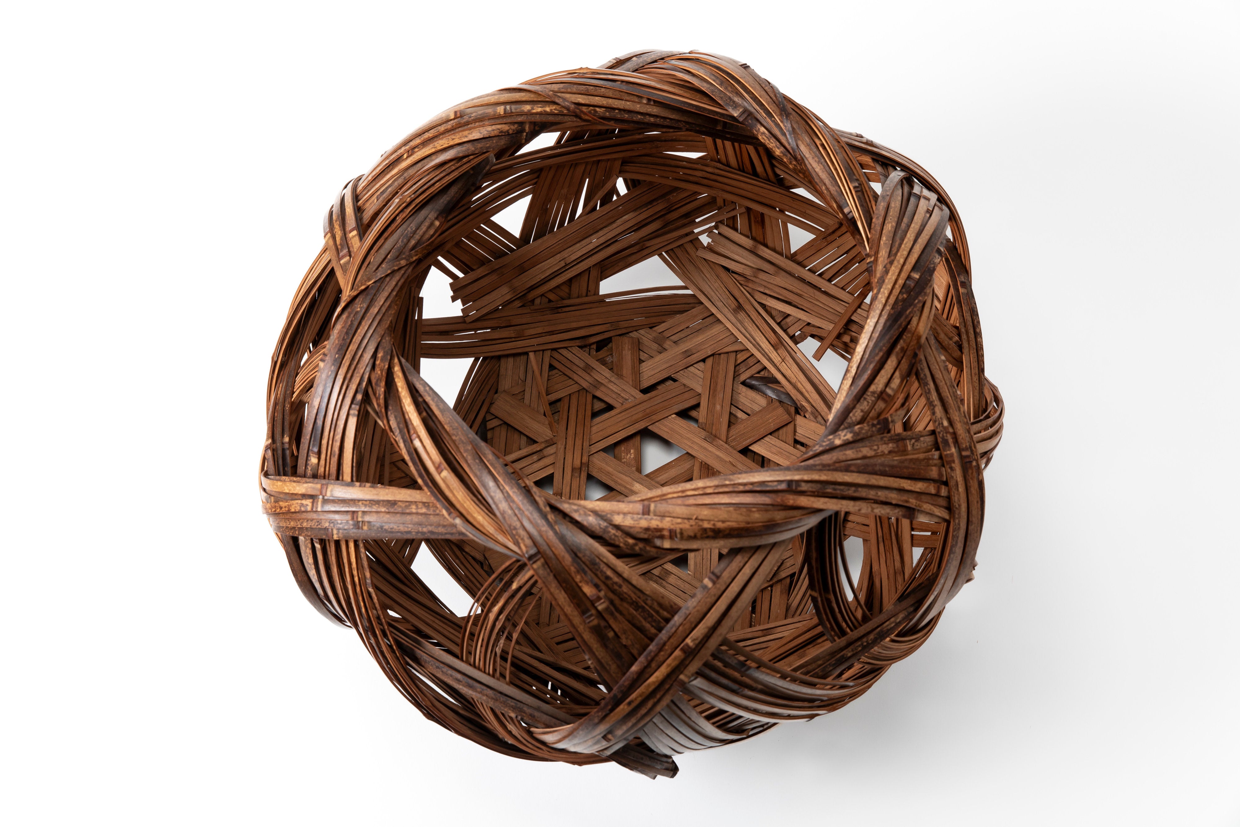 無銘 虎竹荒編大籃 | 斎藤正光 監修