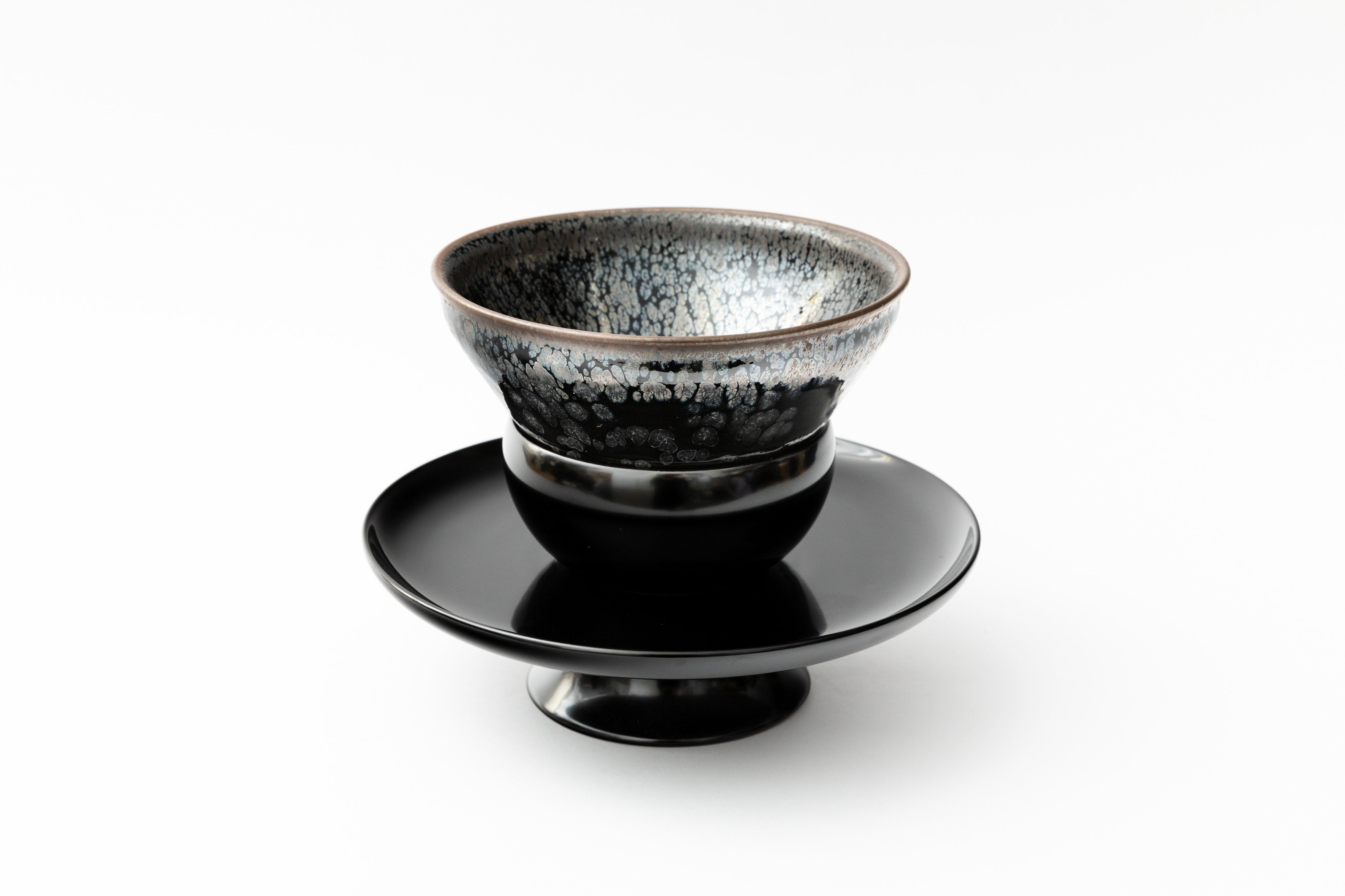 油滴天目茶盌(穴窯焼成) | 古谷 宣幸