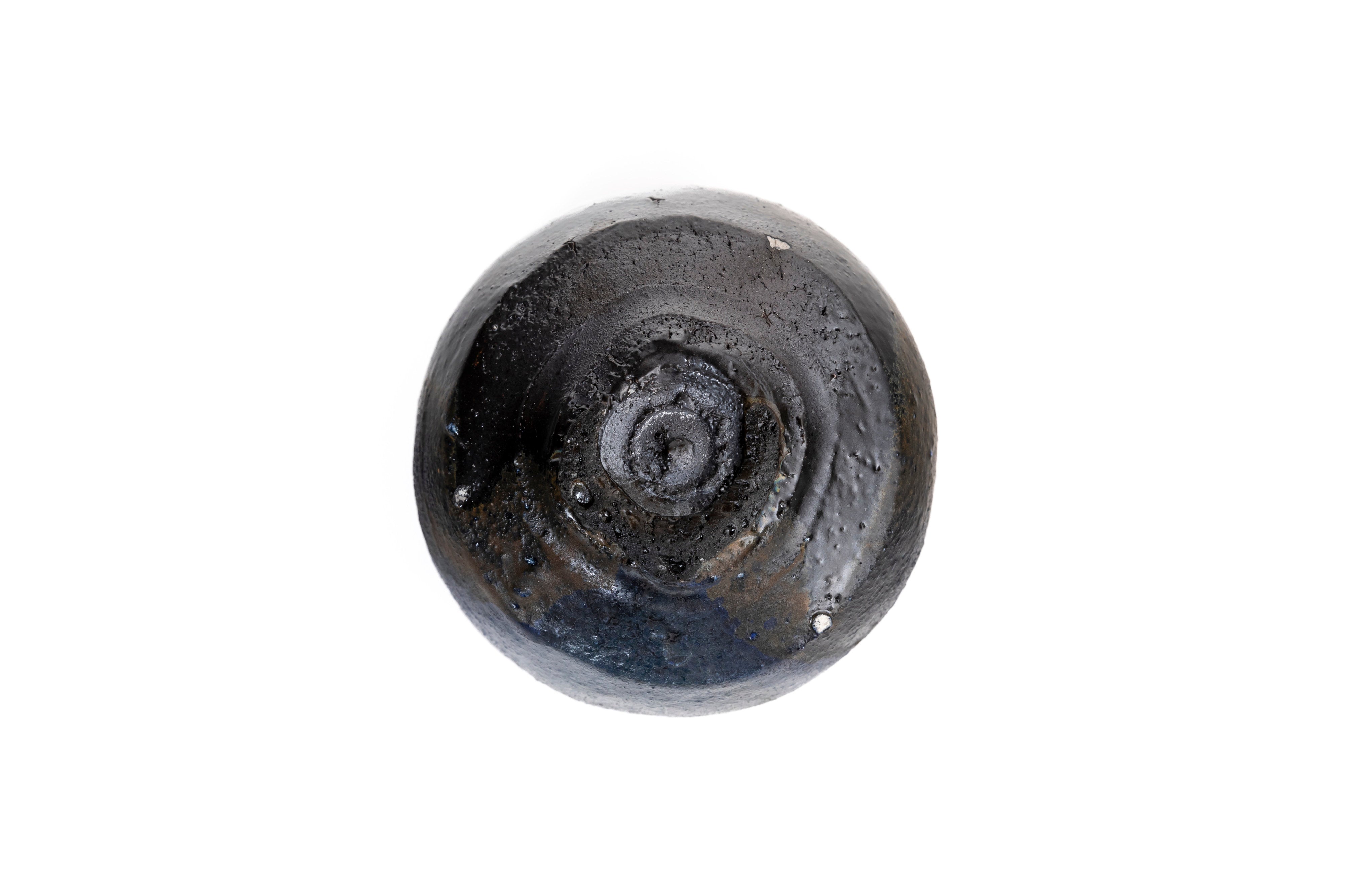 蒼変黒茶盌 | 後関 裕士