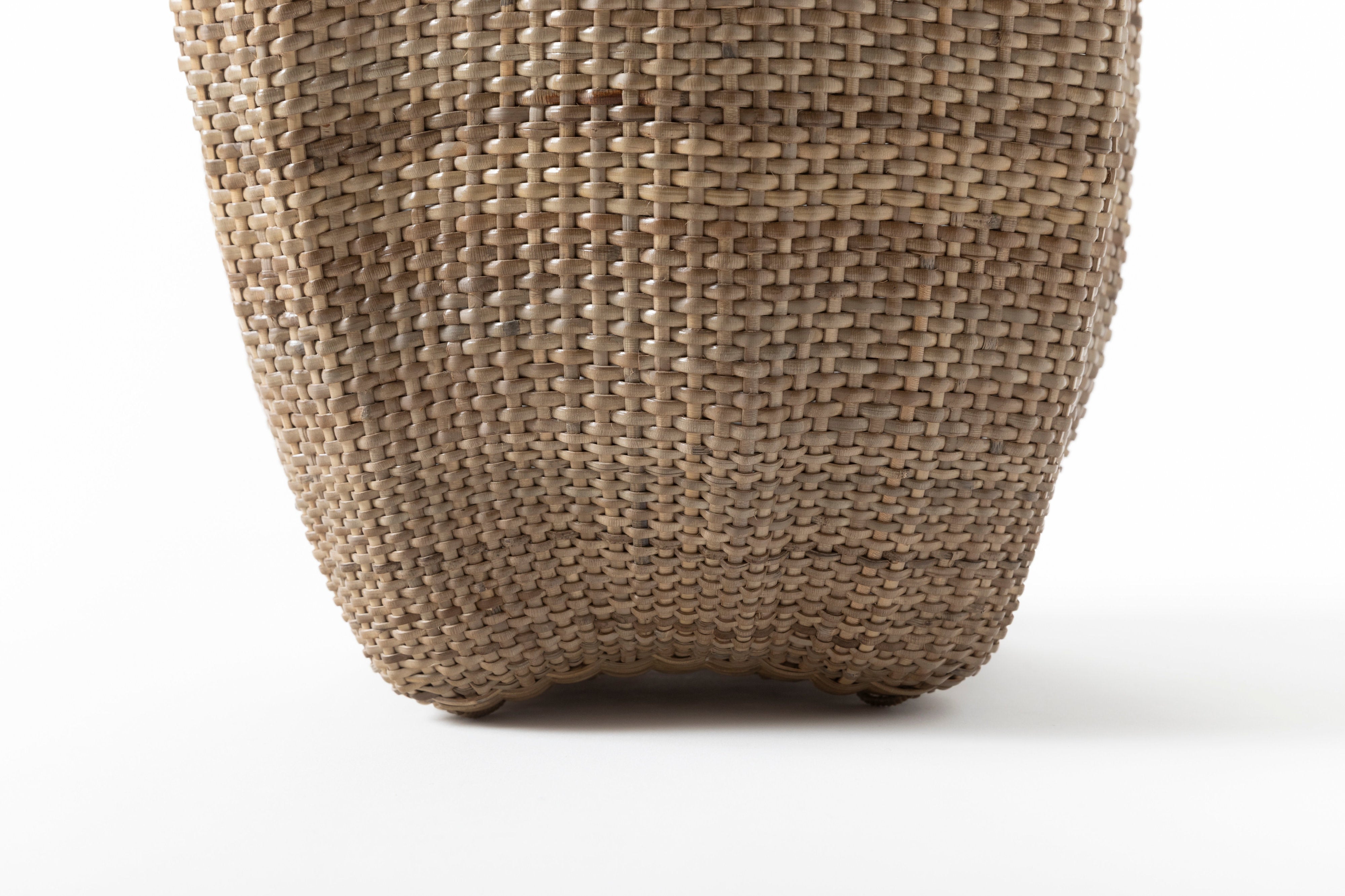 銹籐素編玄籠 戴勝 | 川口 淳平