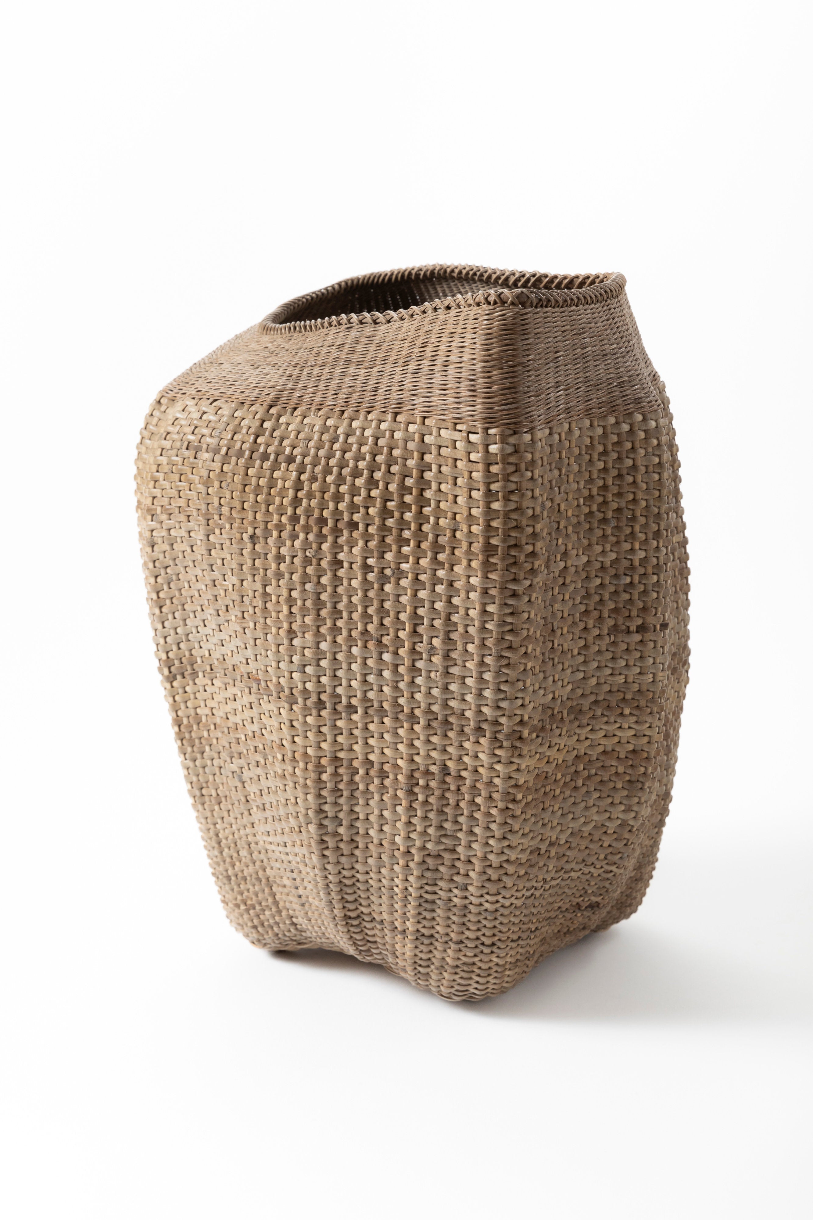 銹籐素編玄籠 戴勝 | 川口 淳平