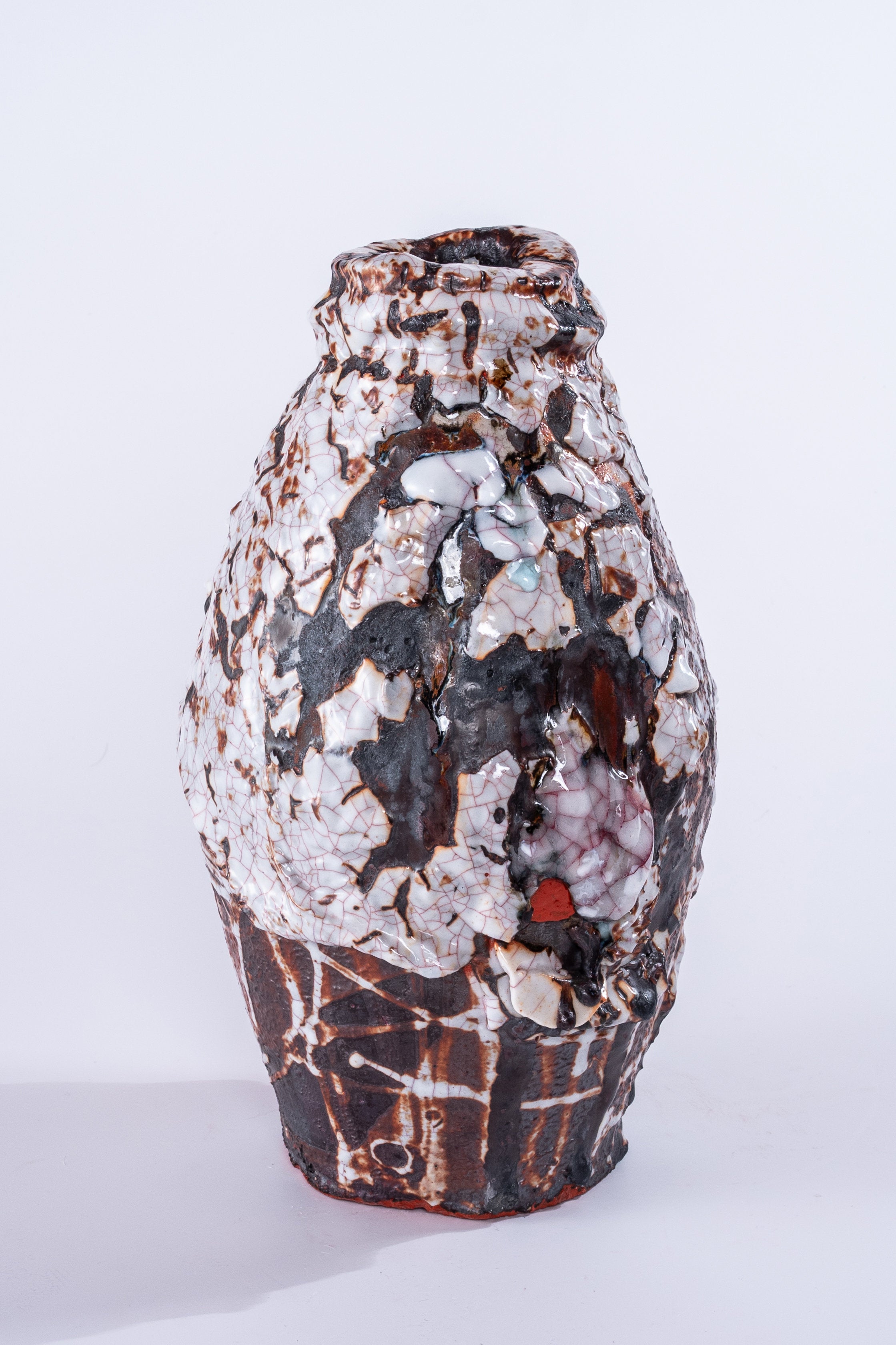 Nezumi Shino Vase | 氏家 昂大