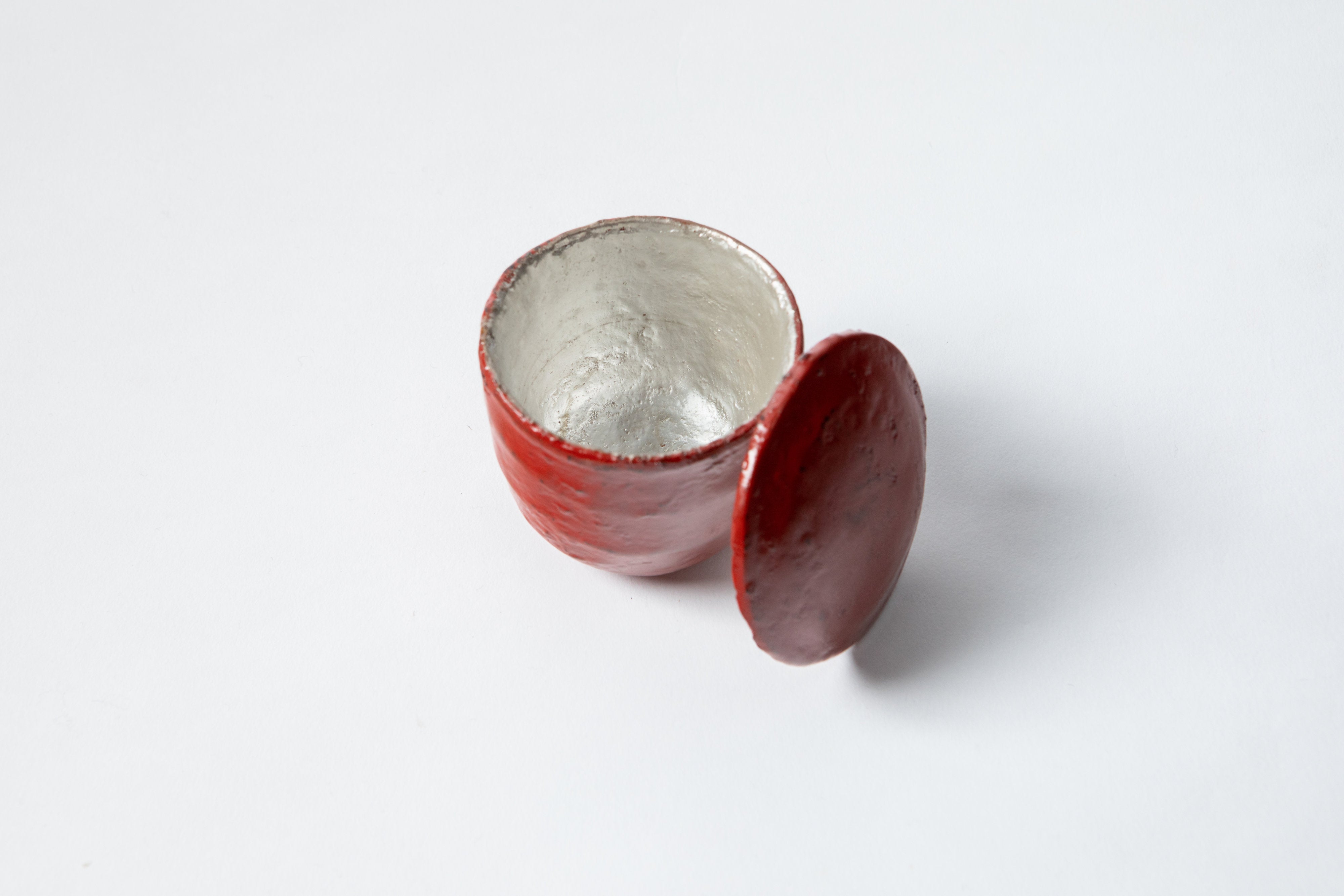 朱漆茶器(口広) | 松崎融 | 漆 | 木工
