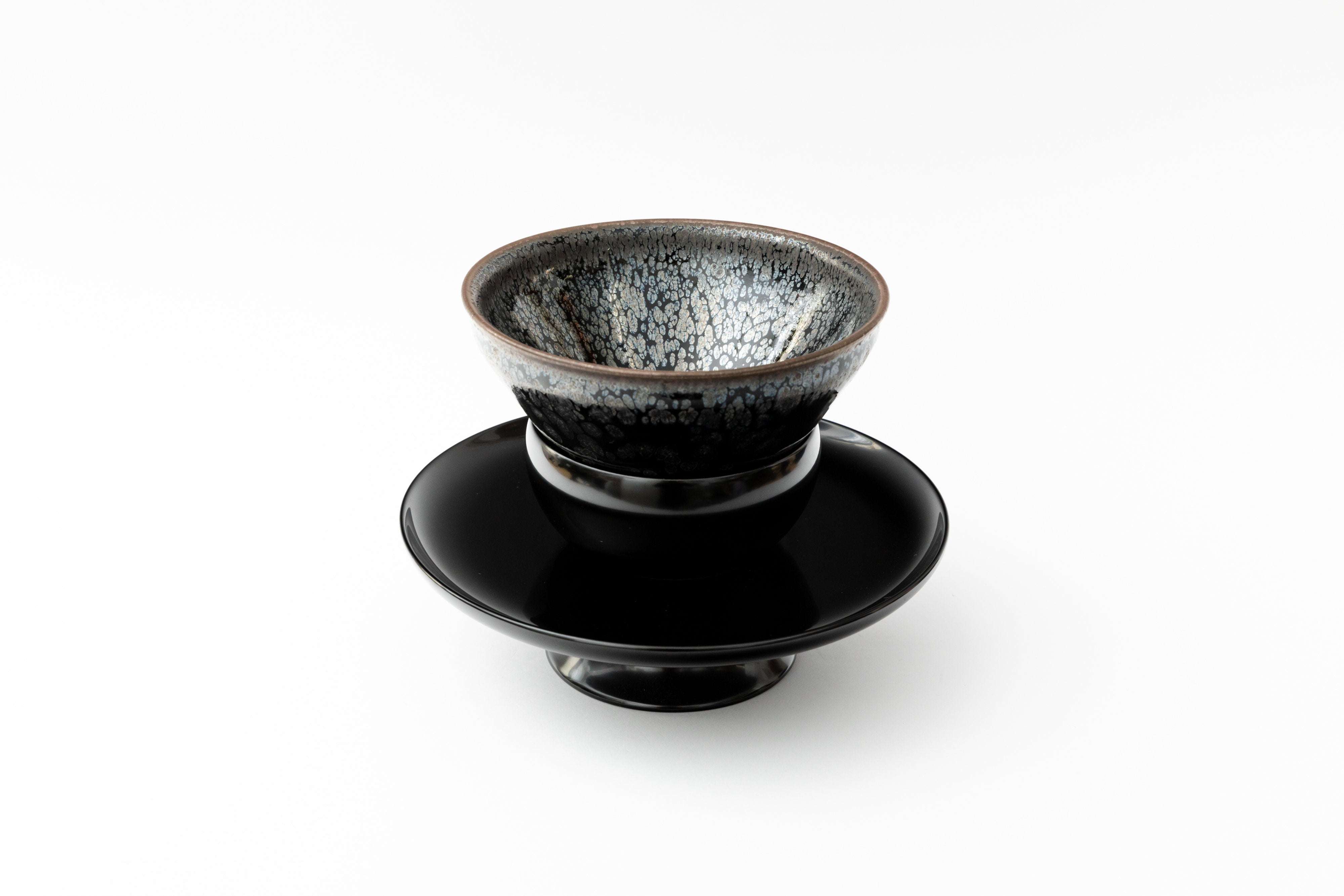 油滴天目茶盌(穴窯焼成) | 古谷 宣幸
